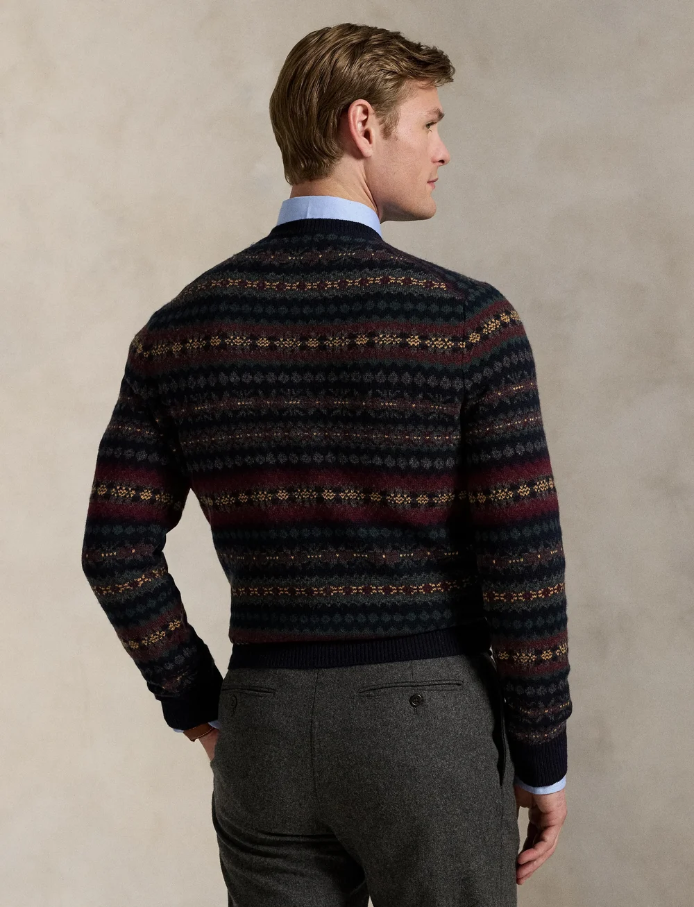 Polo Ralph Lauren - Fair Isle Wool Sweater - rund hals - navy combo - 2