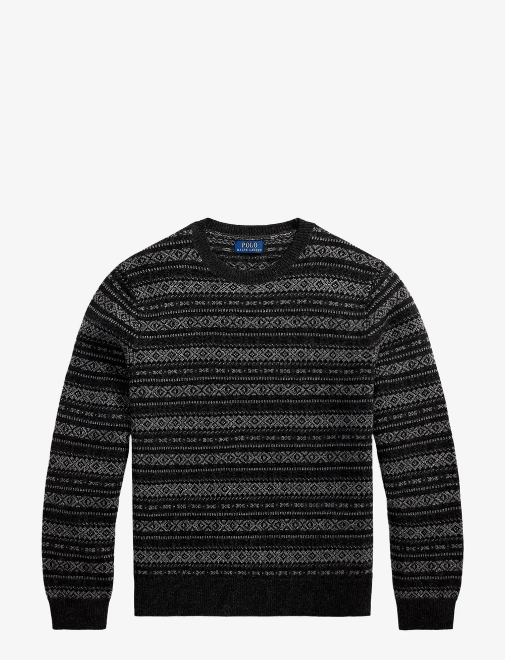 Polo Ralph Lauren - Fair Isle Wool Sweater - rundhals - charcoal combo - 1