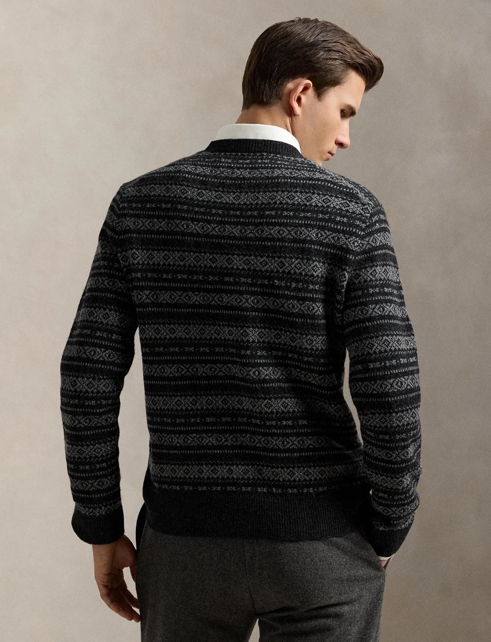 Polo Ralph Lauren - Fair Isle Wool Sweater - rundhals - charcoal combo - 2
