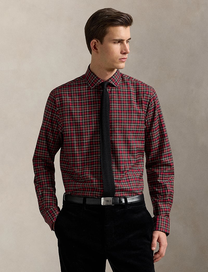 Polo Ralph Lauren - Classic Fit Plaid Twill Shirt - basic skjortor - 6918 red green mu - 3