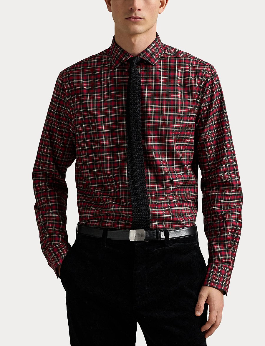 Polo Ralph Lauren - Classic Fit Plaid Twill Shirt - karierte hemden - 6918 red green mu - 5