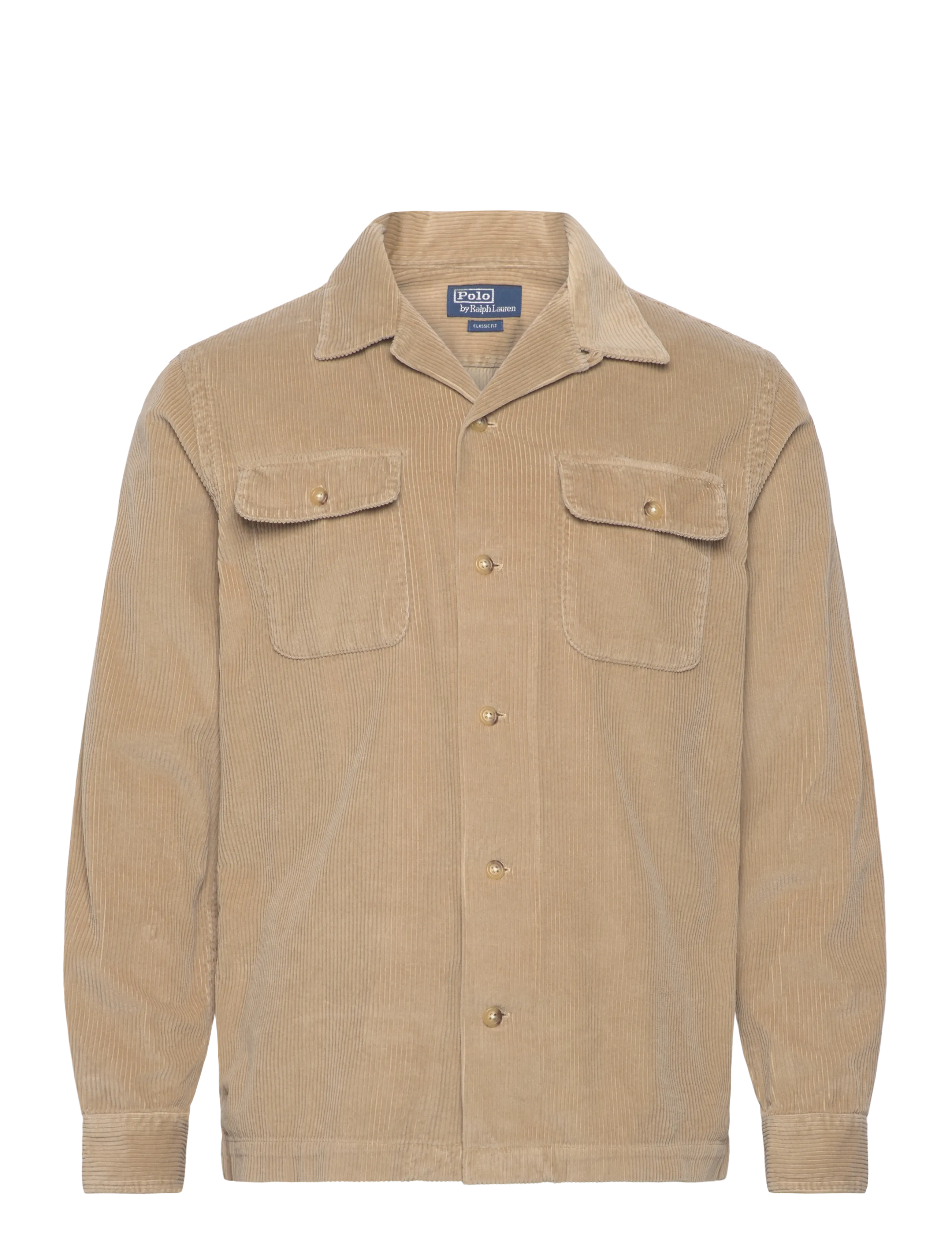 Polo Ralph Lauren - Classic Fit Corduroy Camp Shirt - coastal beige - 0
