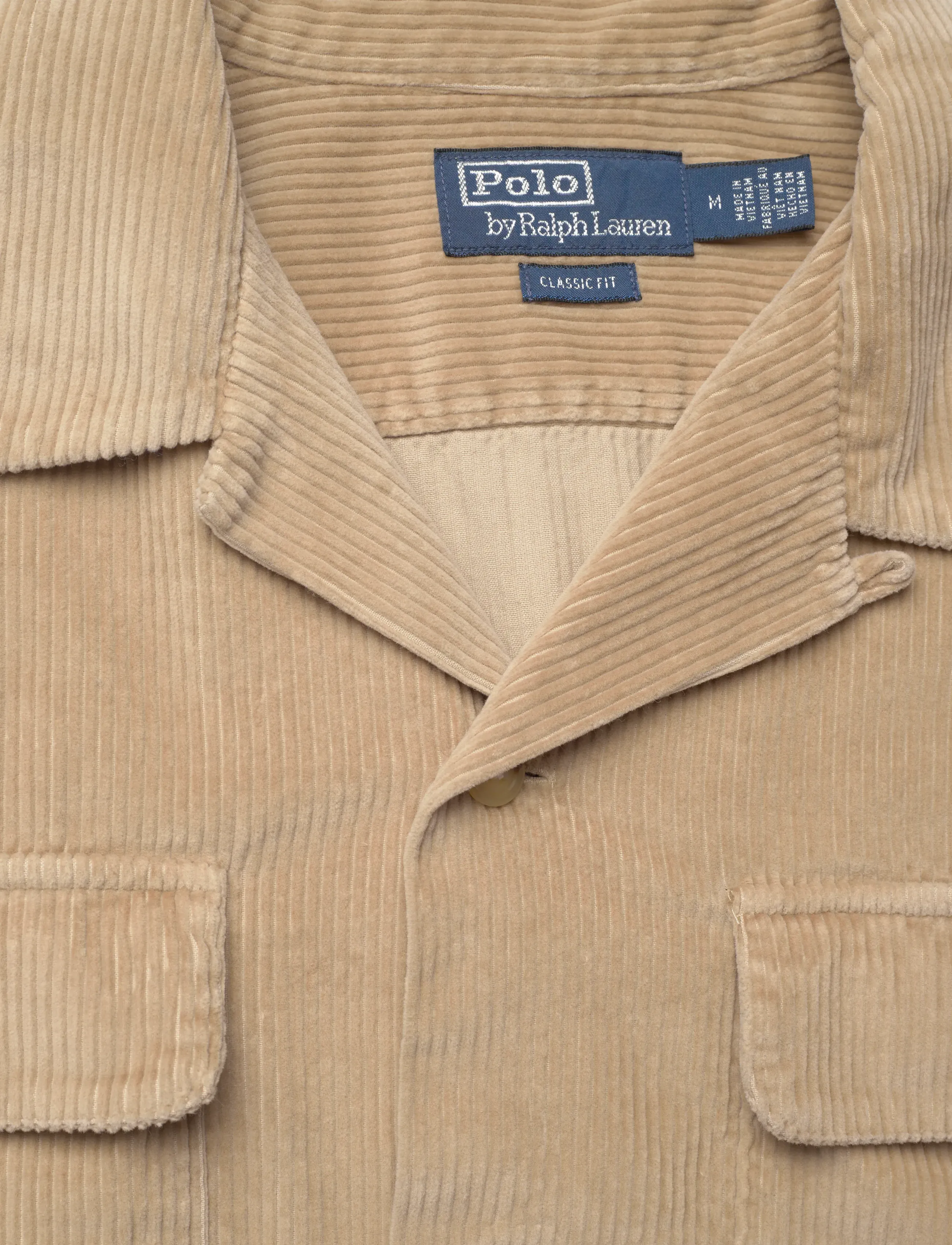 Polo Ralph Lauren - Classic Fit Corduroy Camp Shirt - coastal beige - 2