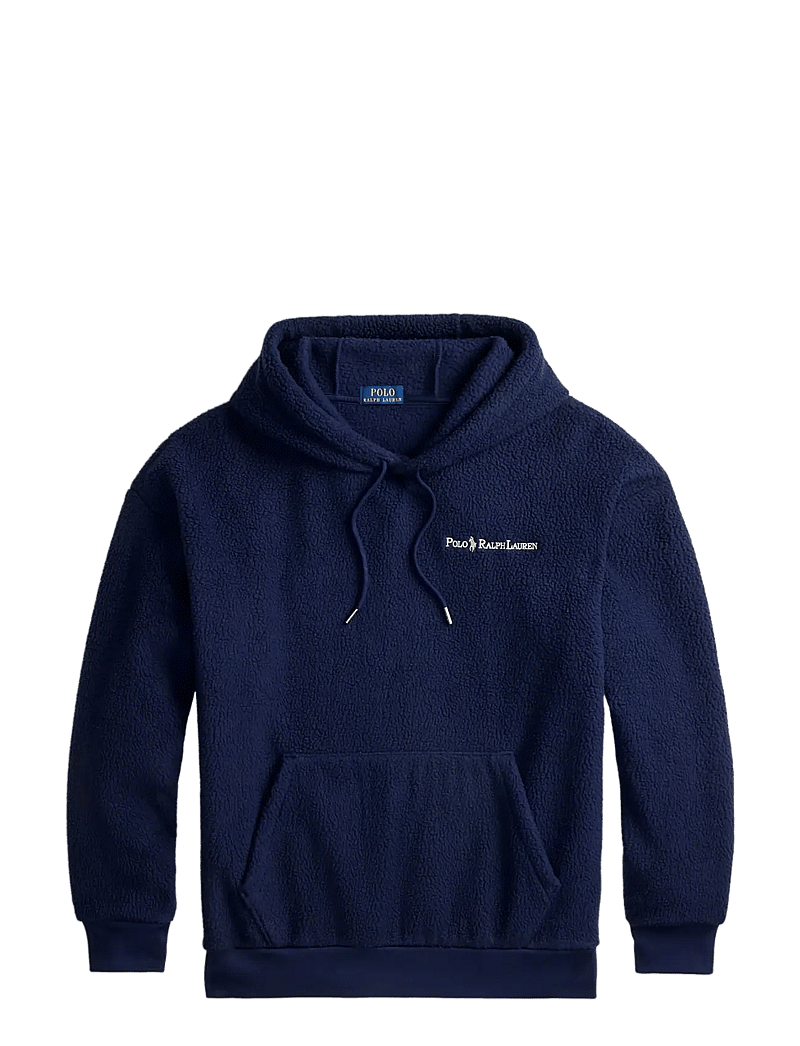 Polo Ralph Lauren - Relaxed Fit Logo Pile Fleece Hoodie - teddy kampsunid - cruise navy - 1