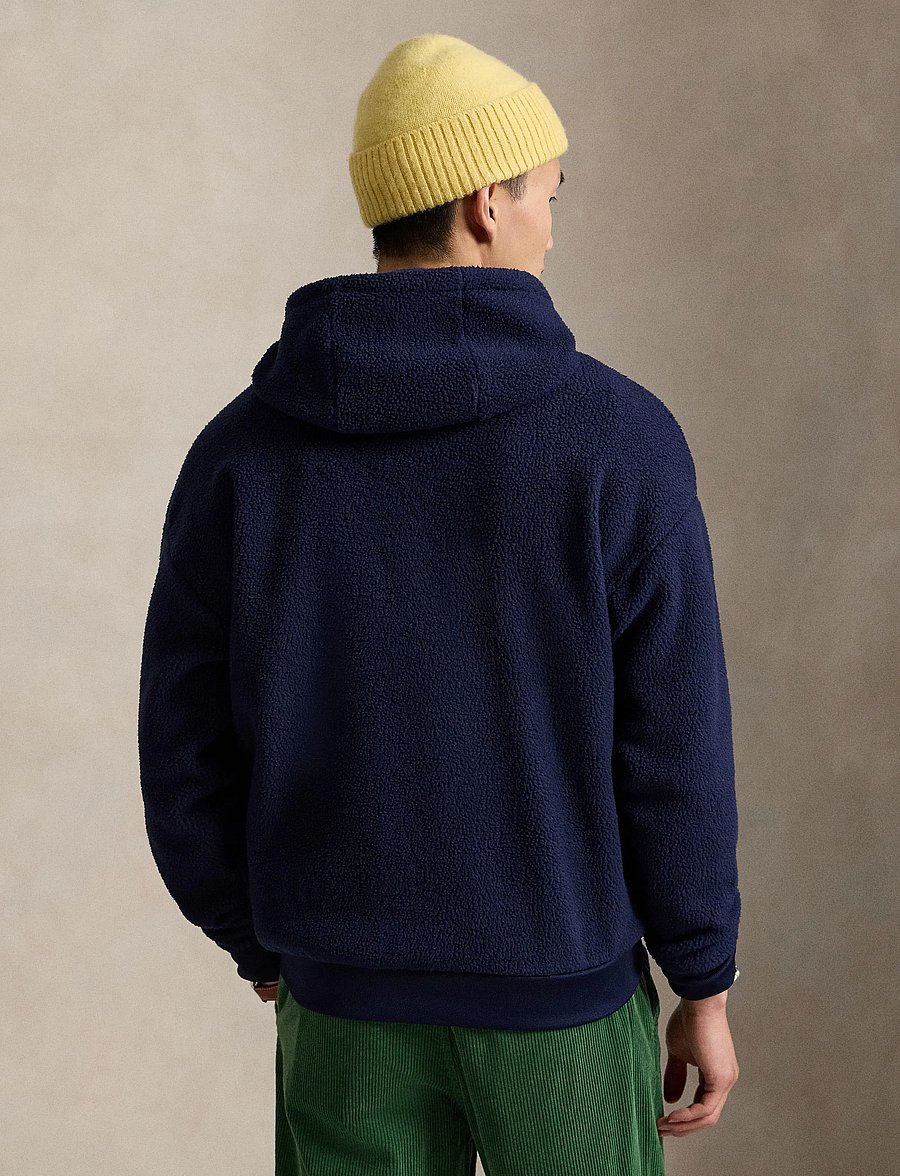 Polo Ralph Lauren - Relaxed Fit Logo Pile Fleece Hoodie - pulls en tissu peluche - cruise navy - 2