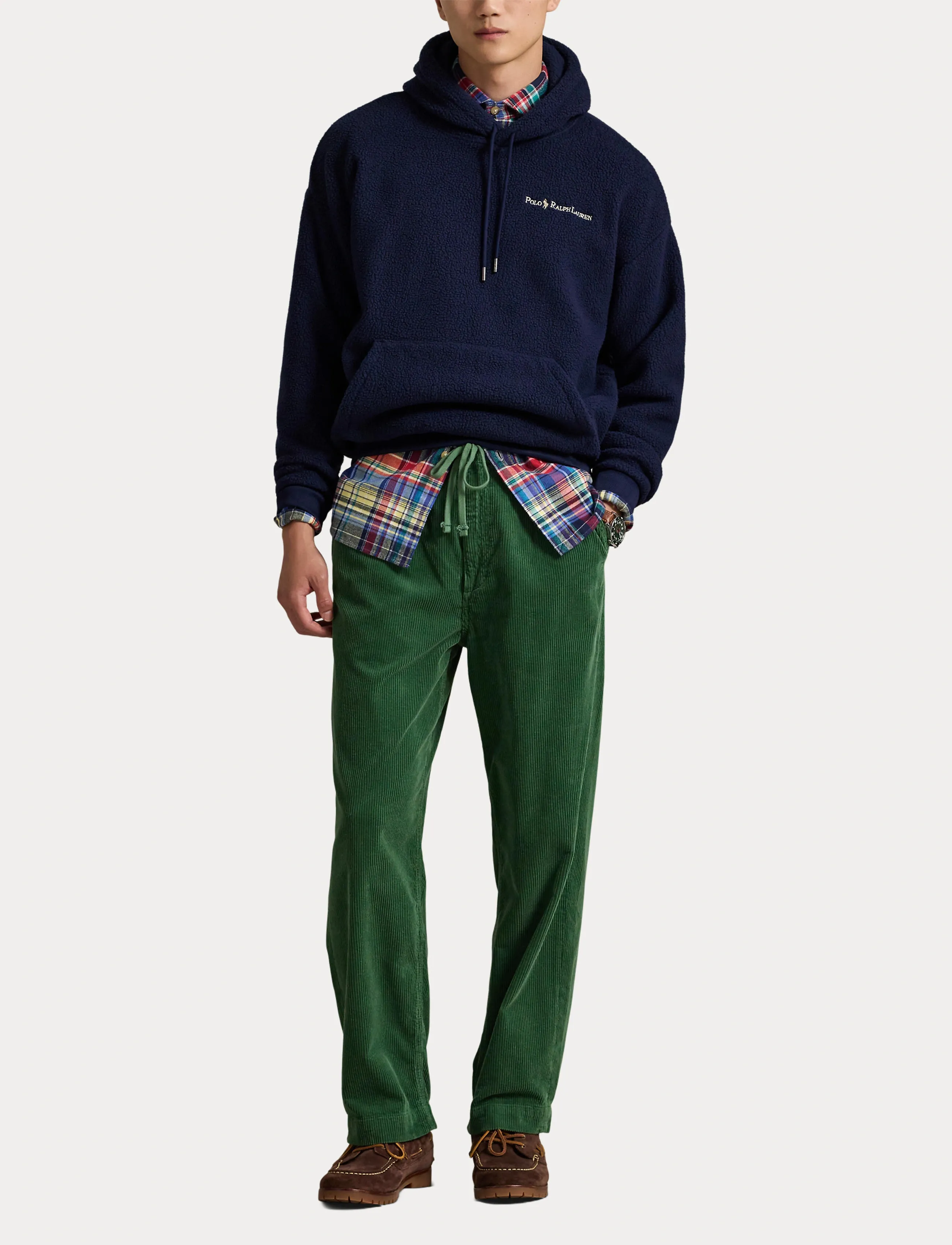 Polo Ralph Lauren - Relaxed Fit Logo Pile Fleece Hoodie - fleecetrøjer - cruise navy - 4