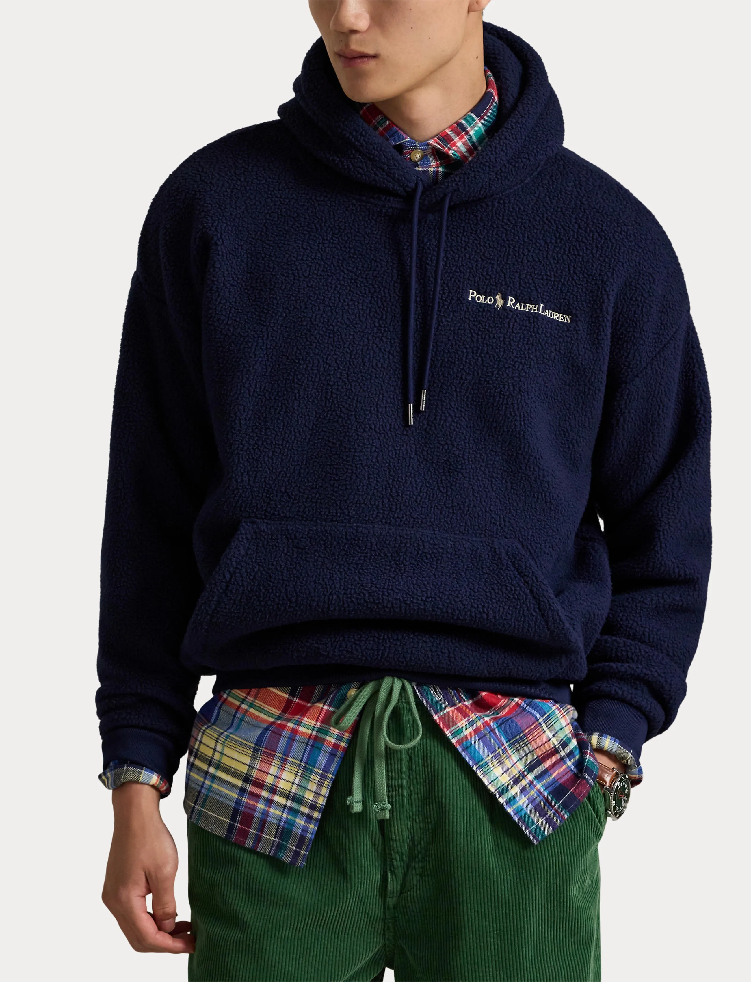 Polo Ralph Lauren - Relaxed Fit Logo Pile Fleece Hoodie - pulls en tissu peluche - cruise navy - 5