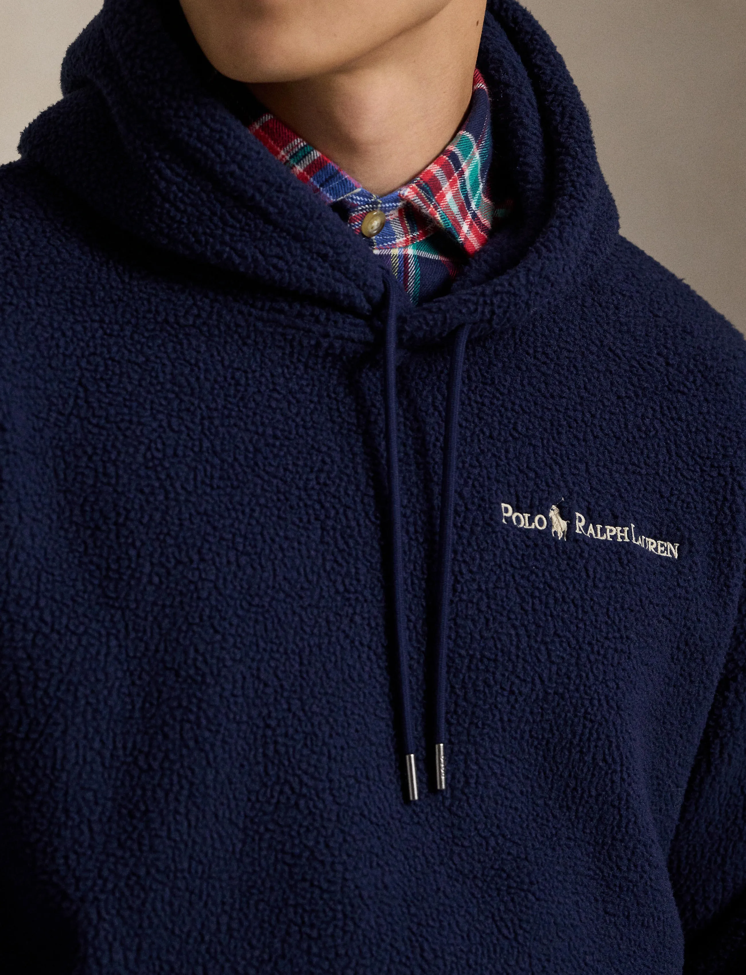 Polo Ralph Lauren Relaxed Fit Logo Pile Fleece Hoodie herr – bild 7