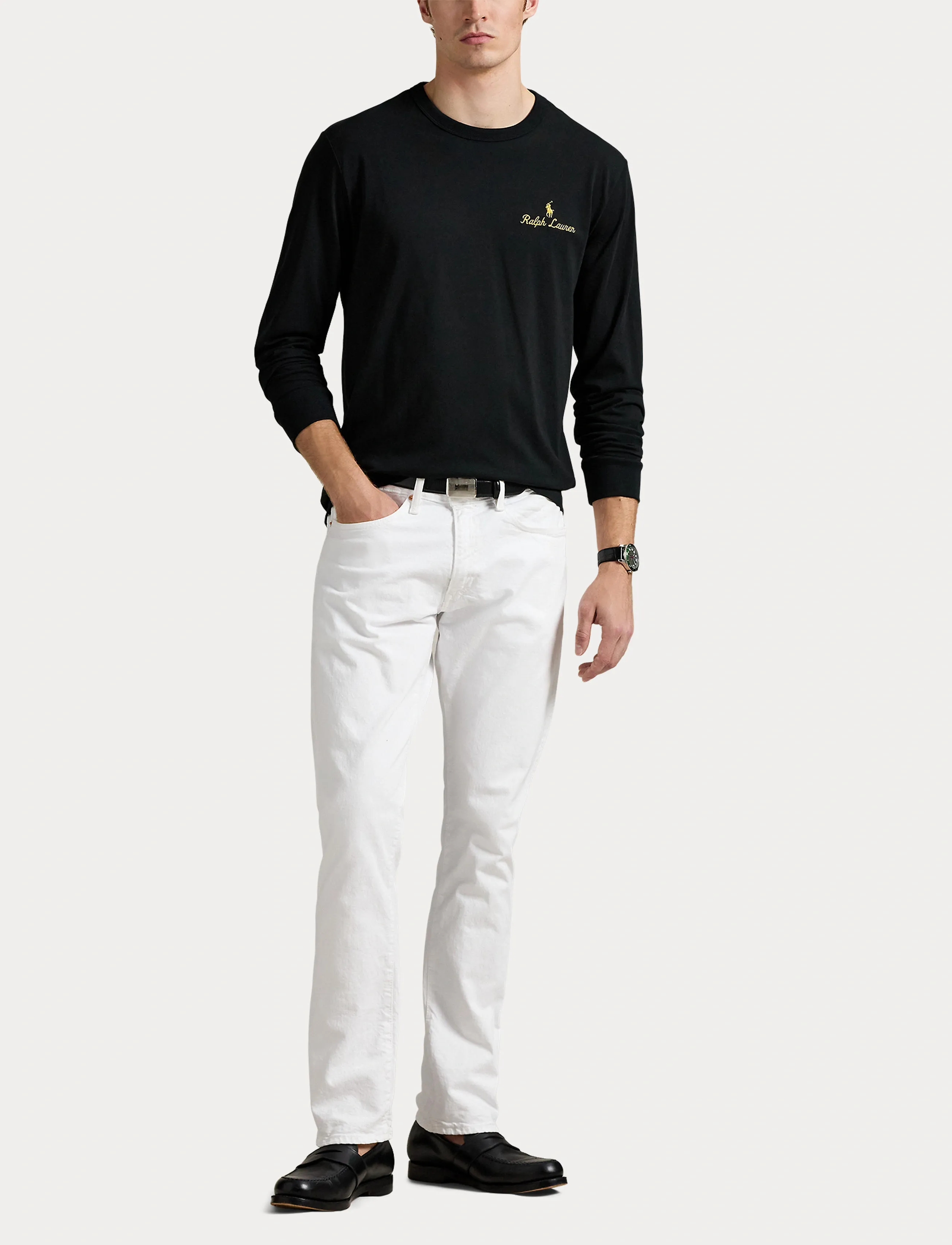 Polo Ralph Lauren - Standard Fit Logo Jersey T-Shirt - polo black - 4