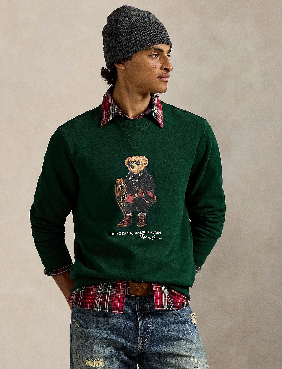 Polo Ralph Lauren - Polo Bear Fleece Sweatshirt - sweats - fa25 moss agate h - 3