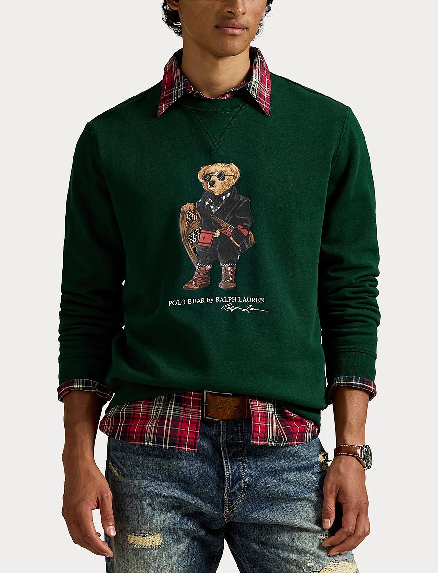 Polo Ralph Lauren - Polo Bear Fleece Sweatshirt - sweats - fa25 moss agate h - 5