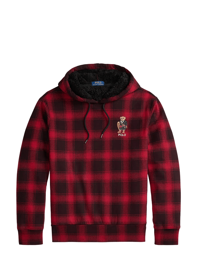 Polo Ralph Lauren - Polo Bear Plaid Fleece Hoodie - kapuutsiga dressipluusid - fa25 lodge sh pla - 1