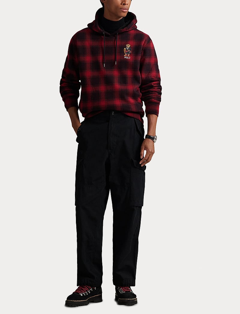 Polo Ralph Lauren - Polo Bear Plaid Fleece Hoodie - kapuutsiga dressipluusid - fa25 lodge sh pla - 4