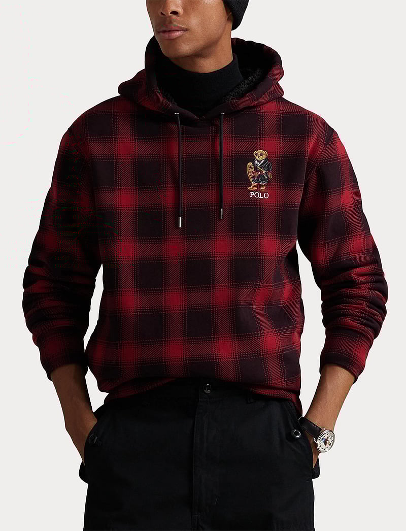 Polo Ralph Lauren - Polo Bear Plaid Fleece Hoodie - kapuutsiga dressipluusid - fa25 lodge sh pla - 5