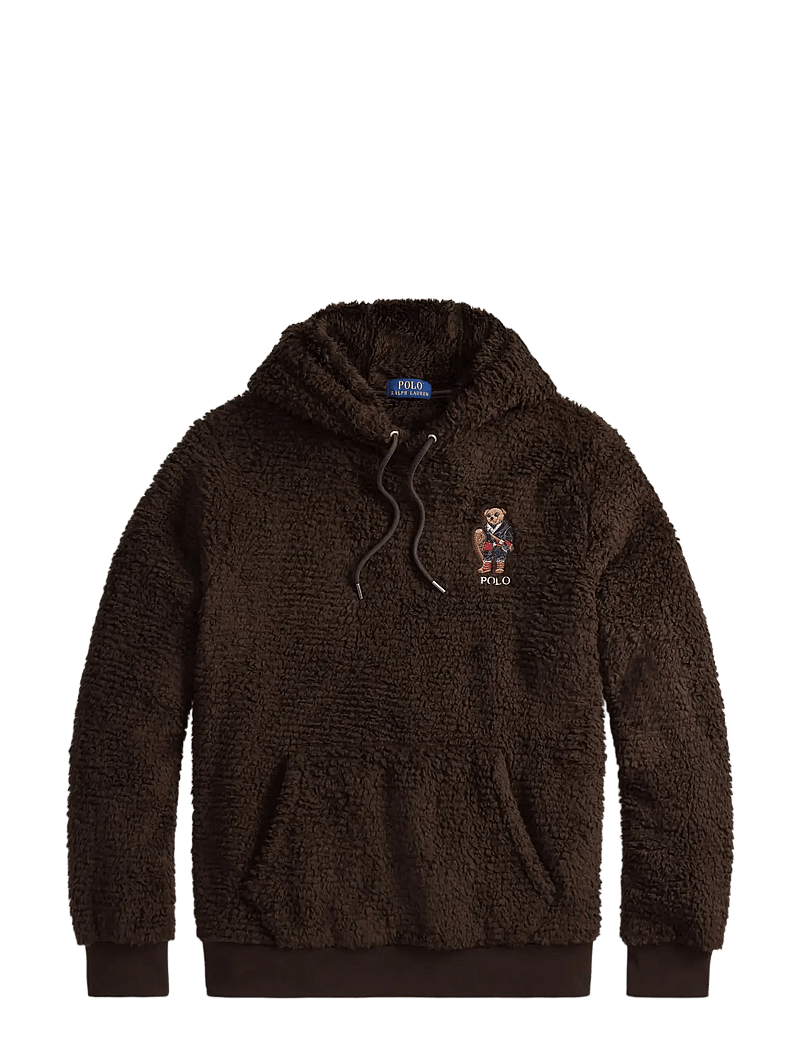 Polo Ralph Lauren - Polo Bear Pile Fleece Hoodie - nach anlass kaufen - fa25 antq brown h - 1