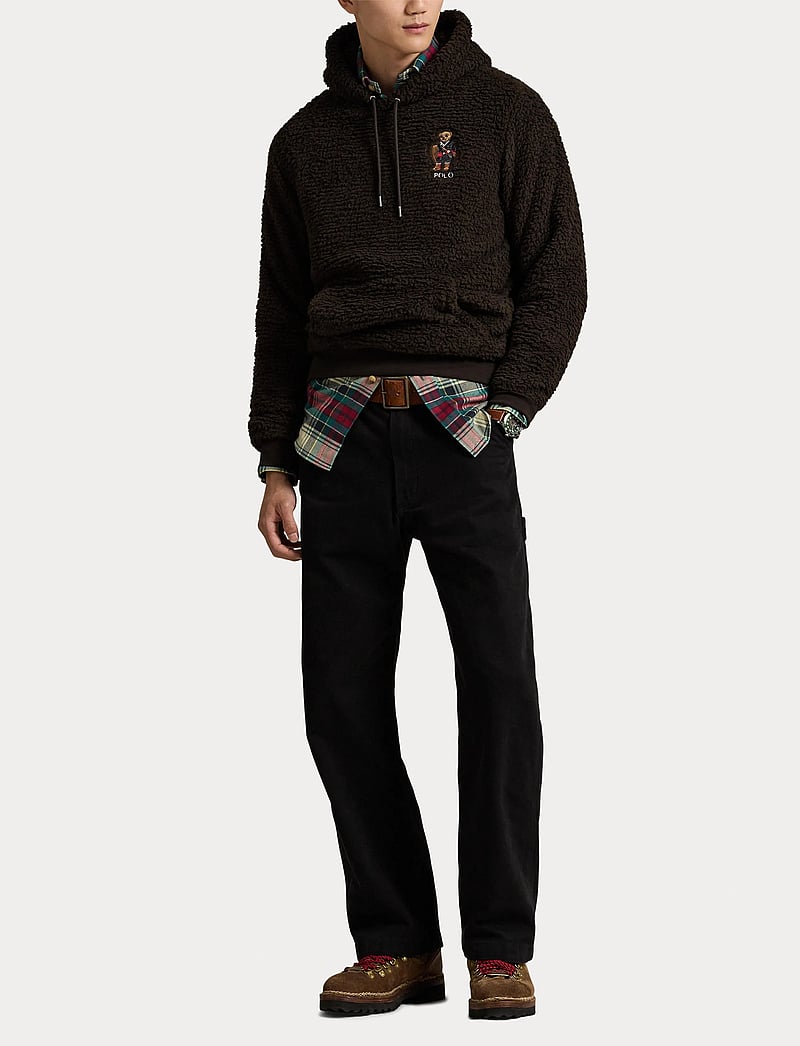 Polo Ralph Lauren - Polo Bear Pile Fleece Hoodie - nach anlass kaufen - fa25 antq brown h - 4