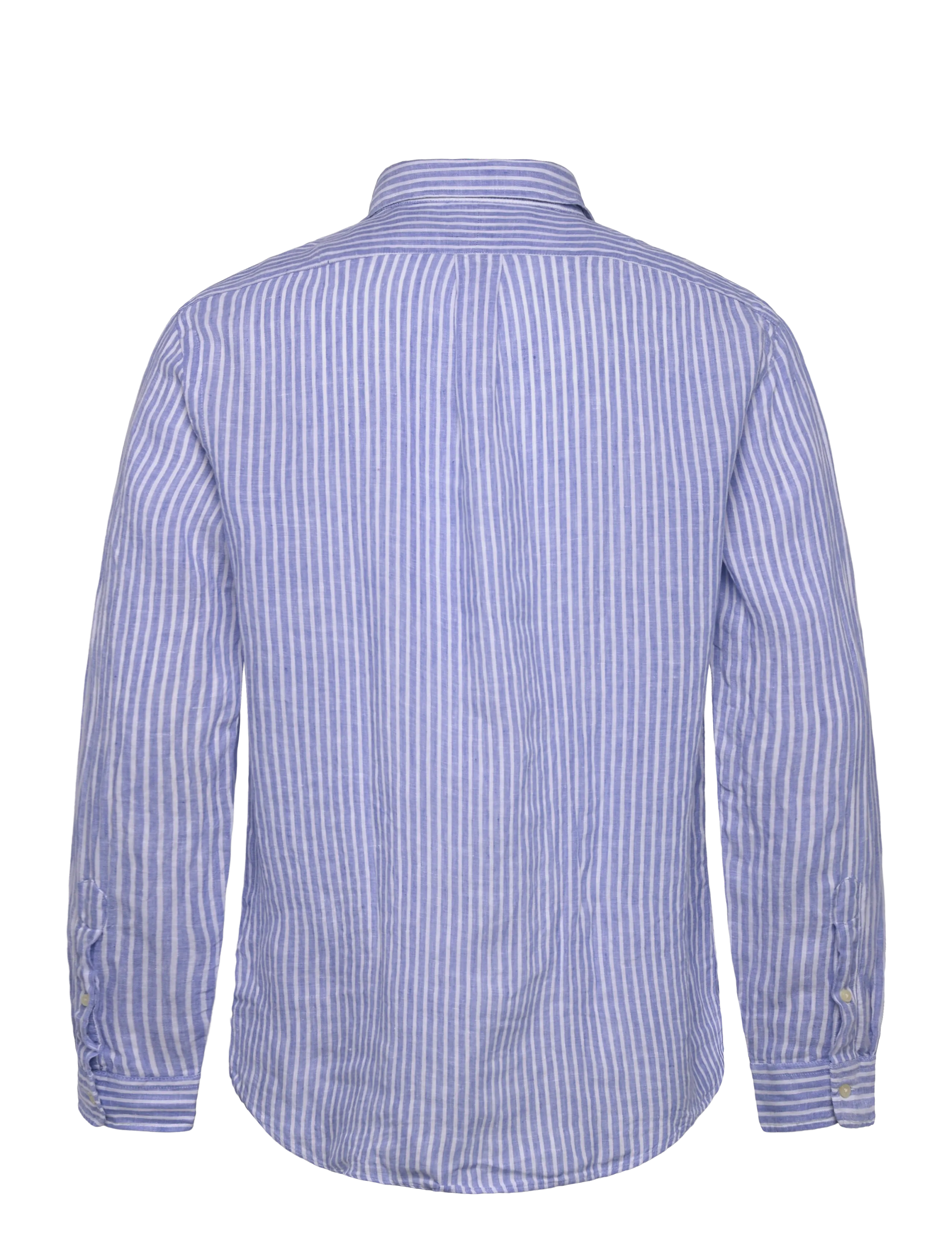 Polo Ralph Lauren - Custom Fit Striped Linen Shirt - striped shirts - 5137a blue/white - 2