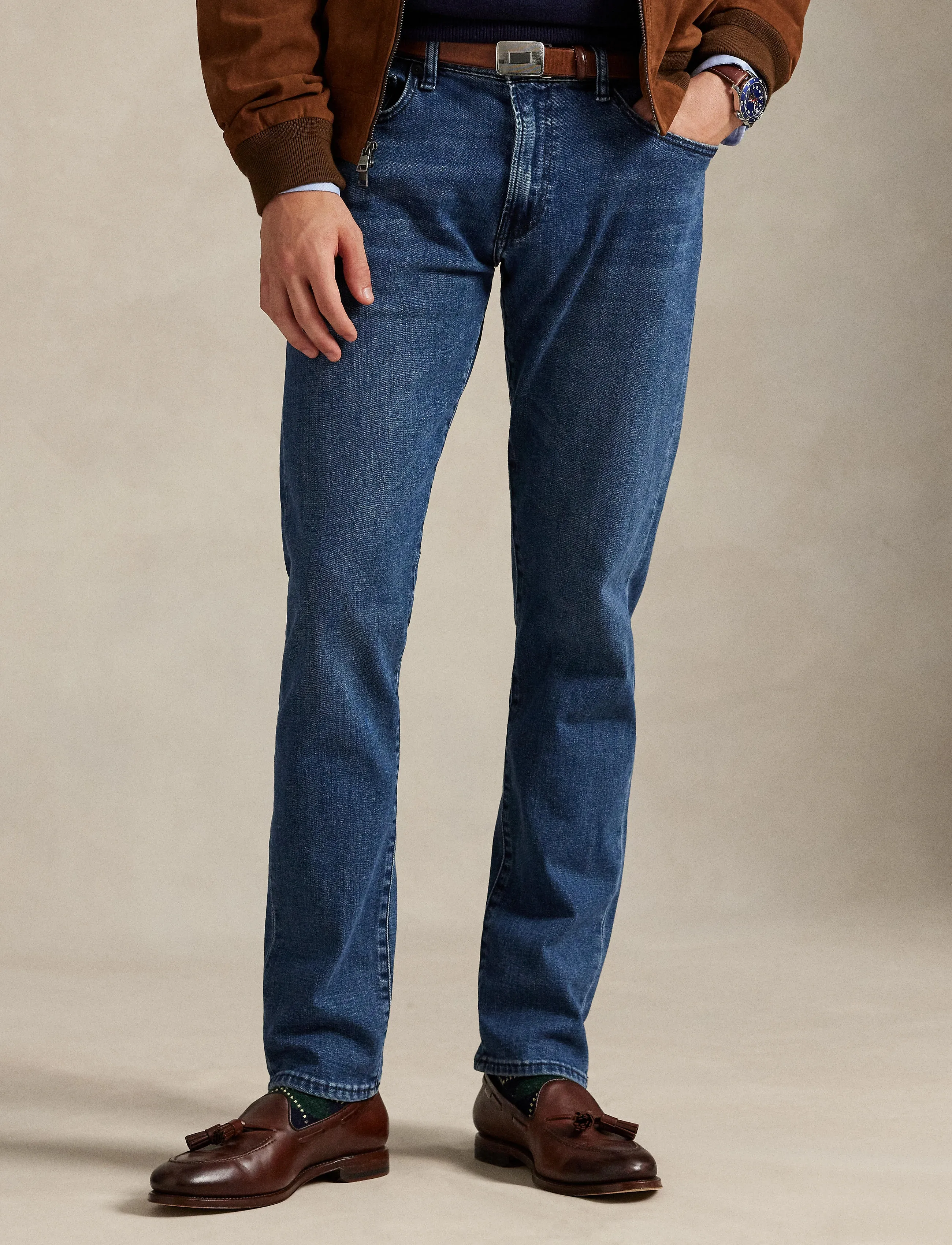 Polo Ralph Lauren Low Str Denim-Parkside Ath, 30 x 32, Jeans > Almindelige, Herre