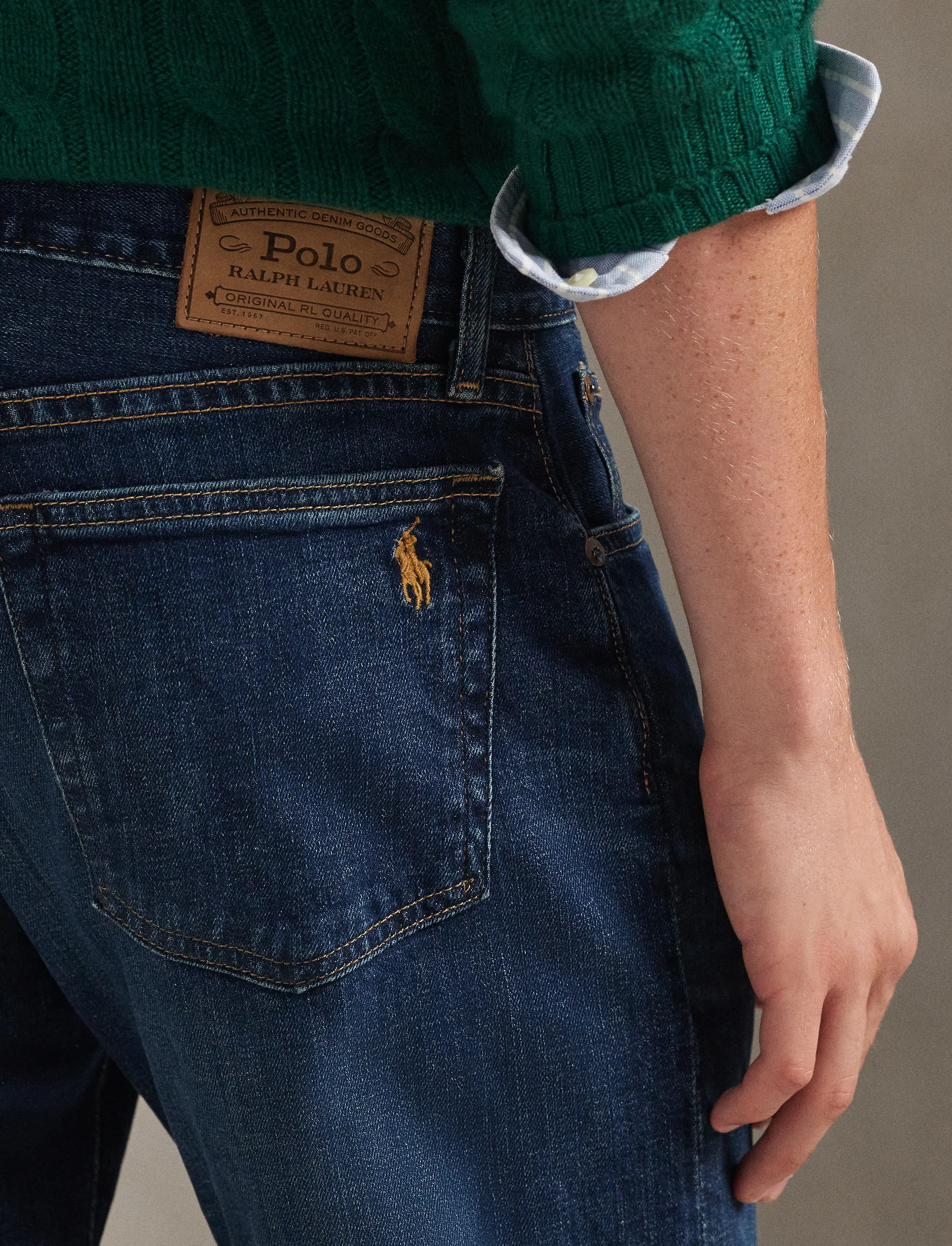 Polo Ralph Lauren - Hampton Relaxed Straight Stretch Jean - rockford stretch - 4