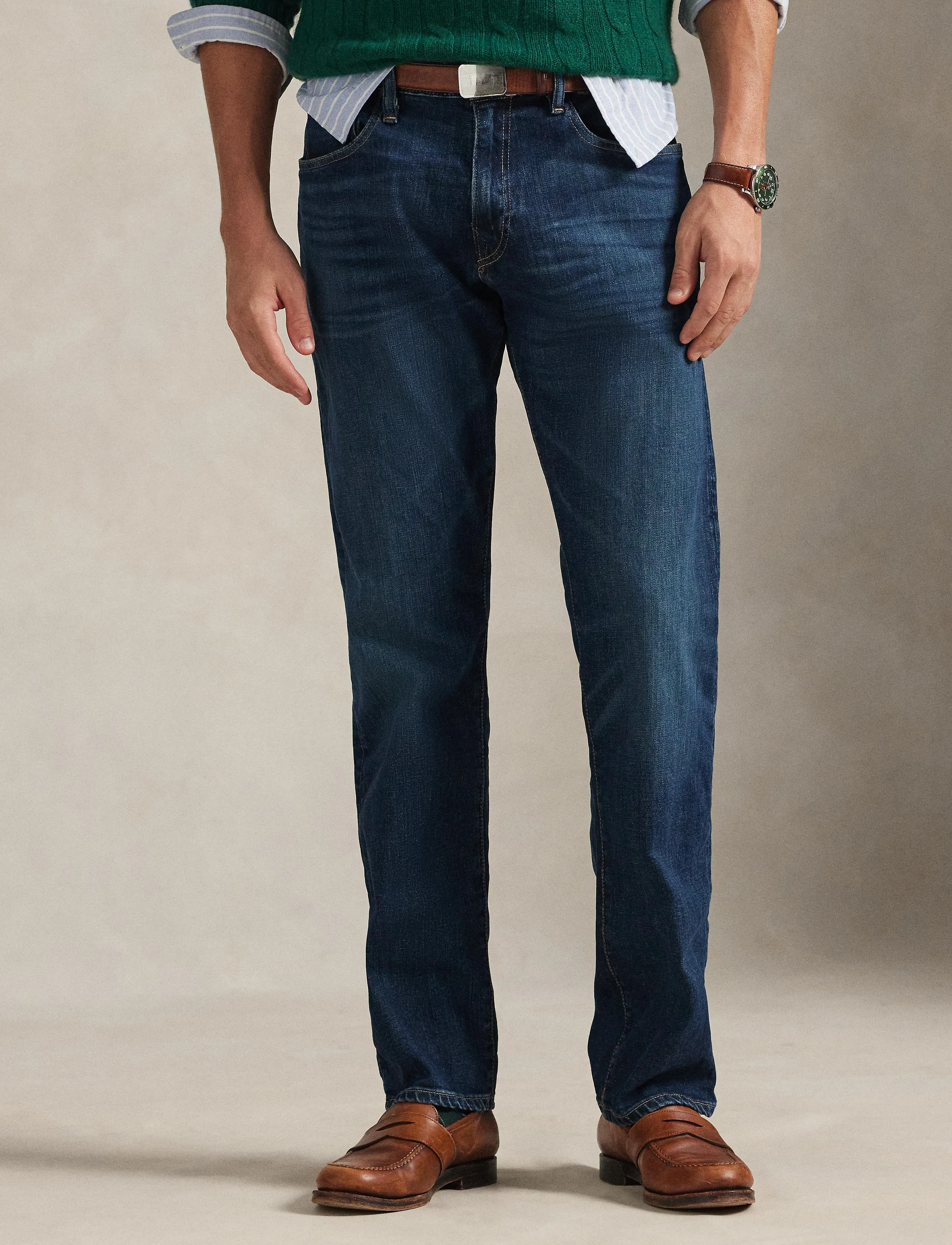 Polo Ralph Lauren - Hampton Relaxed Straight Stretch Jean - rockford stretch - 5