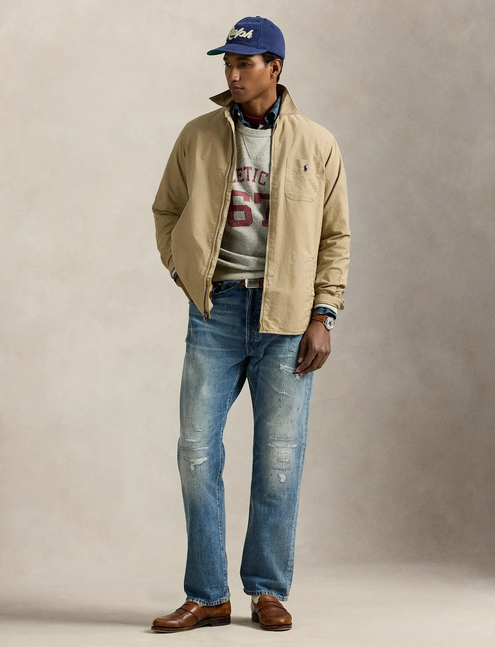 Polo Ralph Lauren - Garment-Dyed Oxford Overshirt - shop by occasion - surrey tan - 0