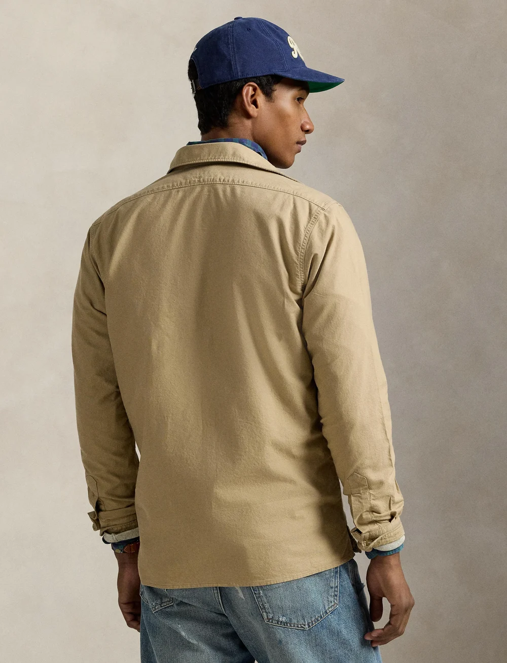 Polo Ralph Lauren - Garment-Dyed Oxford Overshirt - shop by occasion - surrey tan - 2