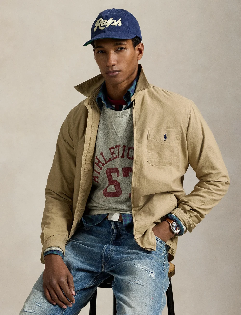 Polo Ralph Lauren - Garment-Dyed Oxford Overshirt - shop by occasion - surrey tan - 3