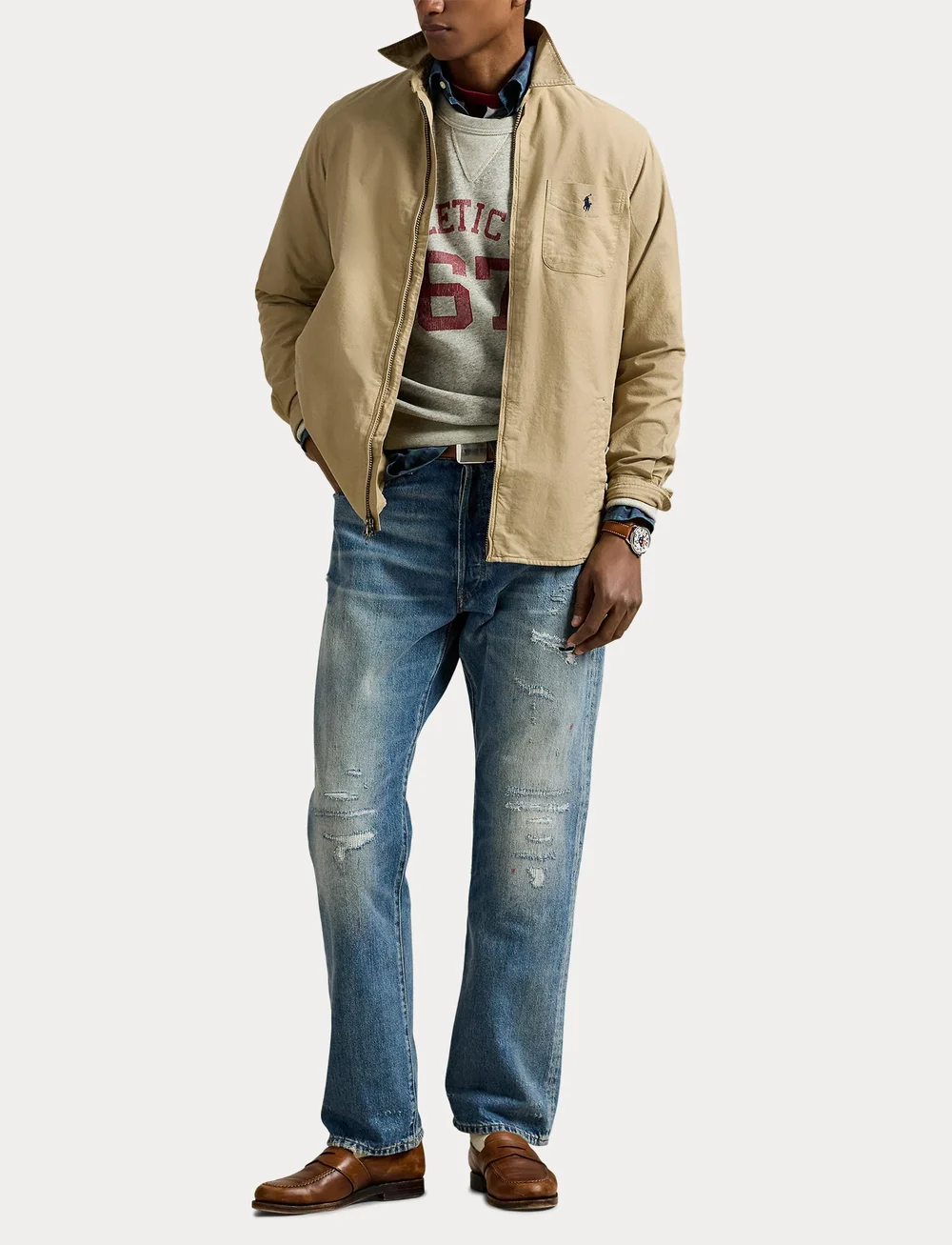 Polo Ralph Lauren - Garment-Dyed Oxford Overshirt - shop by occasion - surrey tan - 4