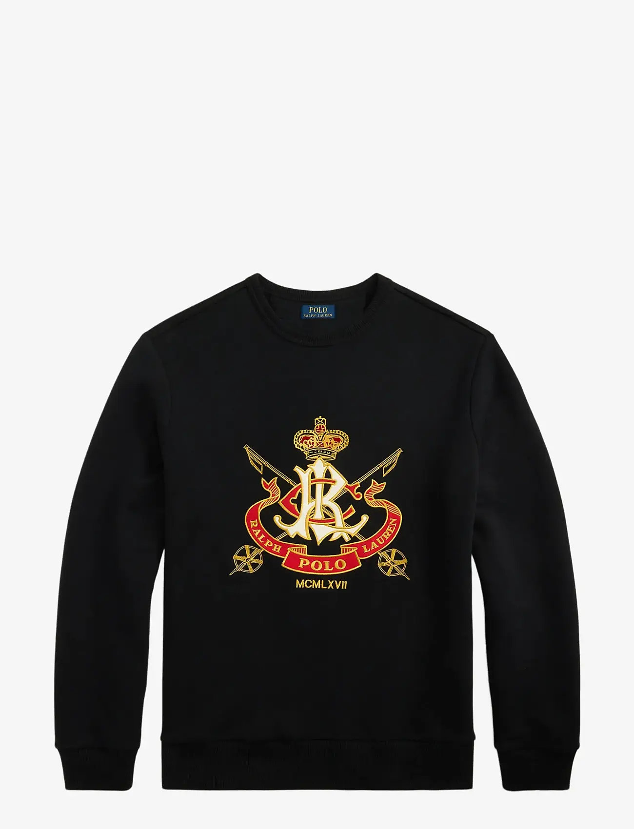 Polo Ralph Lauren - Classic Fit Crest Fleece Sweatshirt - Ümmarguse kaelusega kudumid - polo black - 1
