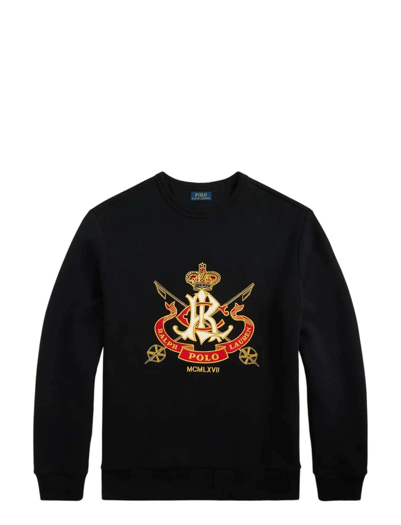 Classic Fit Crest Fleece Sweatshirt - POLO BLACK