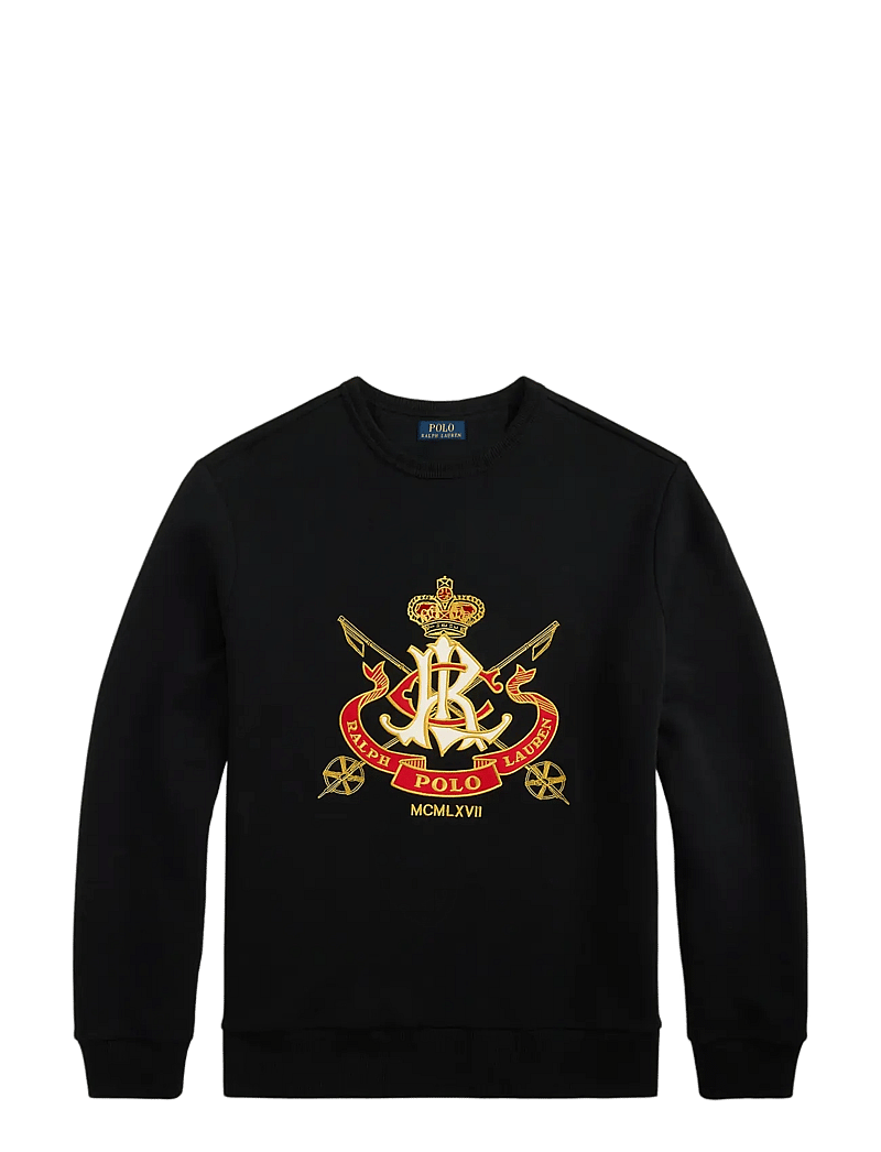 Polo Ralph Lauren - Classic Fit Crest Fleece Sweatshirt - Ümmarguse kaelusega kudumid - polo black - 1