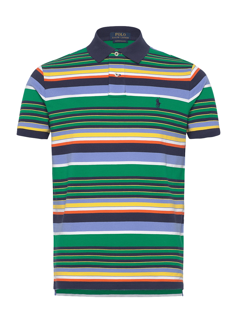 Polo Ralph Lauren - 20/1 YD MESH-KNT-POLO - kurzärmelig - billiard stripe m - 1