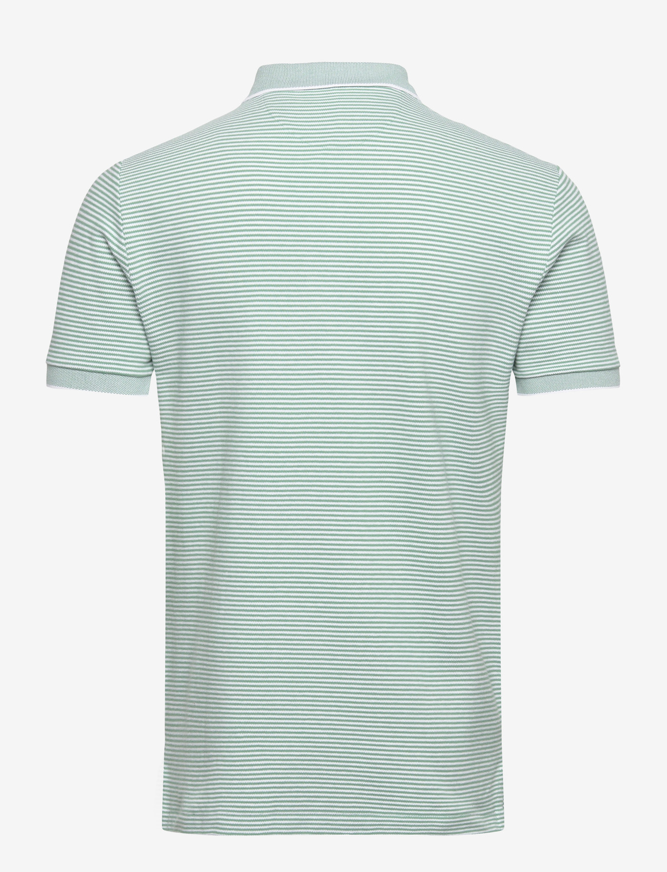 Polo Ralph Lauren - Custom Slim Striped Stretch Mesh Polo - kurzärmelig - faded mint/white - 1