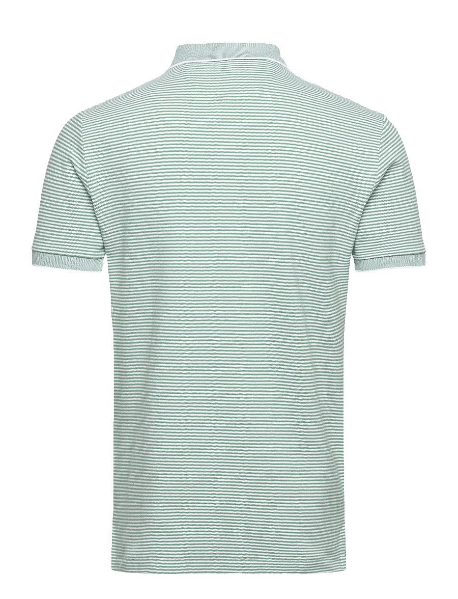 Polo Ralph Lauren - Custom Slim Striped Stretch Mesh Polo - gestrickte polohemden - faded mint/white - 2