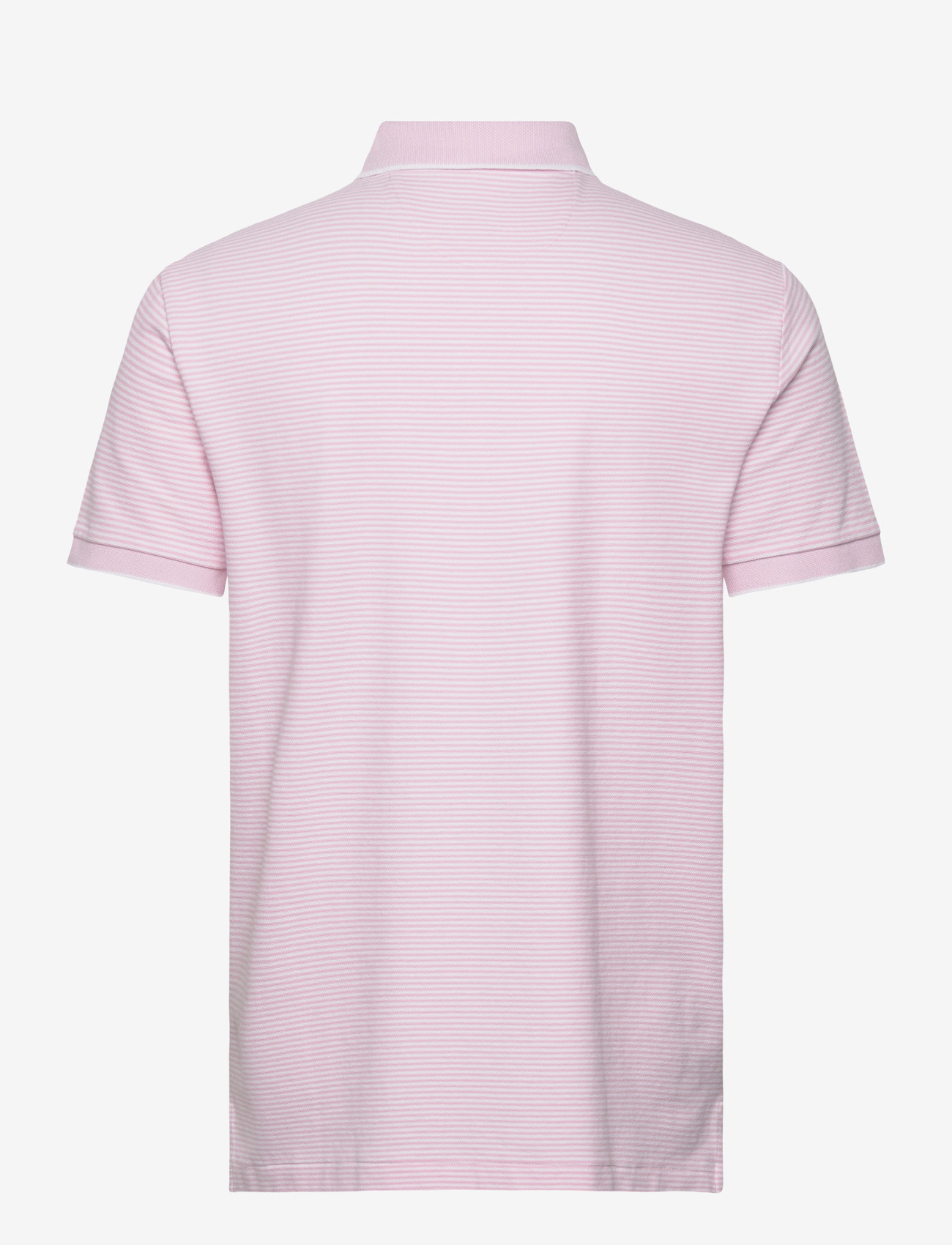 Polo Ralph Lauren - Custom Slim Striped Stretch Mesh Polo - lühikeste varrukatega polod - garden pink/white - 1
