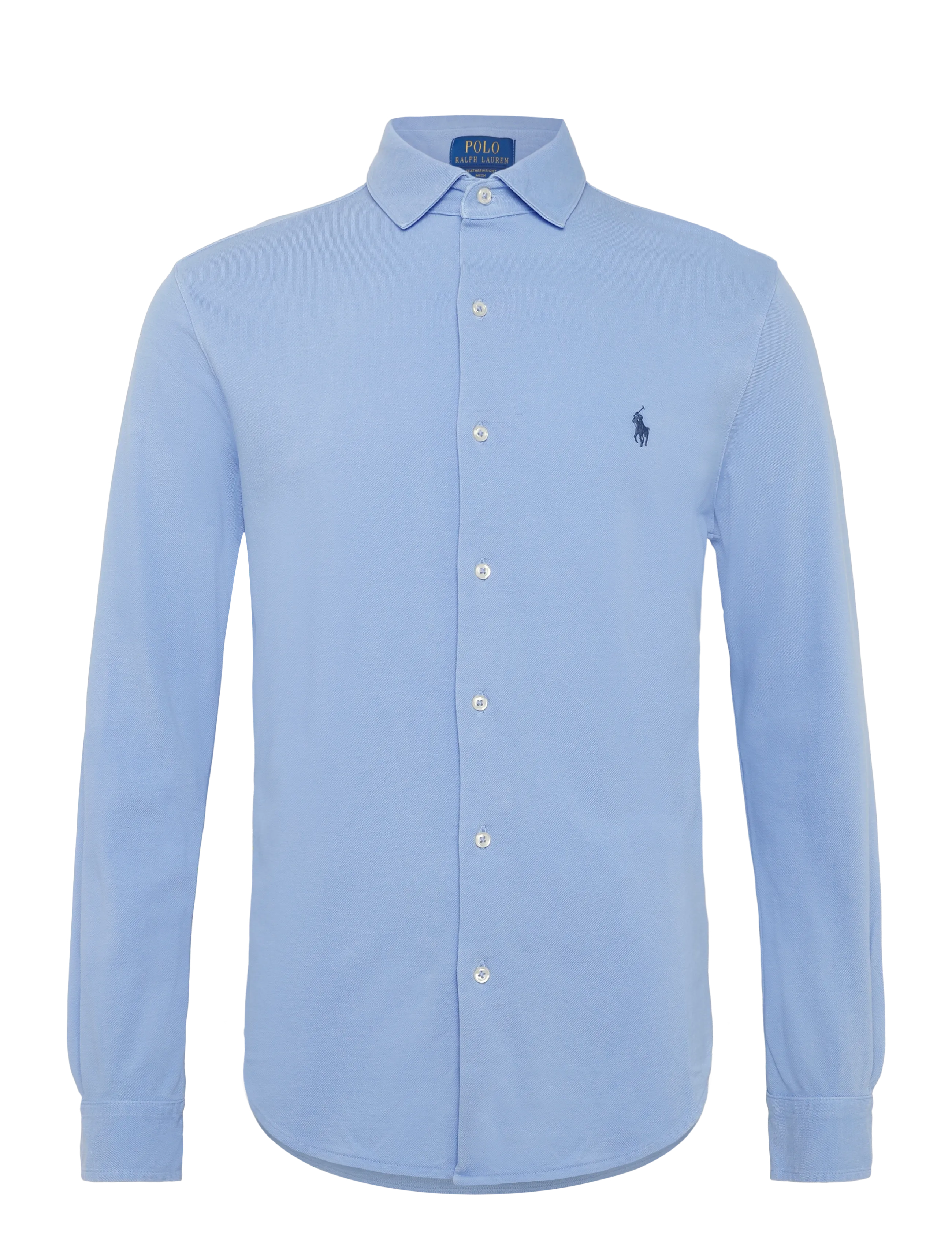 Polo Ralph Lauren 30/1 FW MESH-KNT-SHIRT - Vabaajasärgid - CANVAS BLUE / blue
