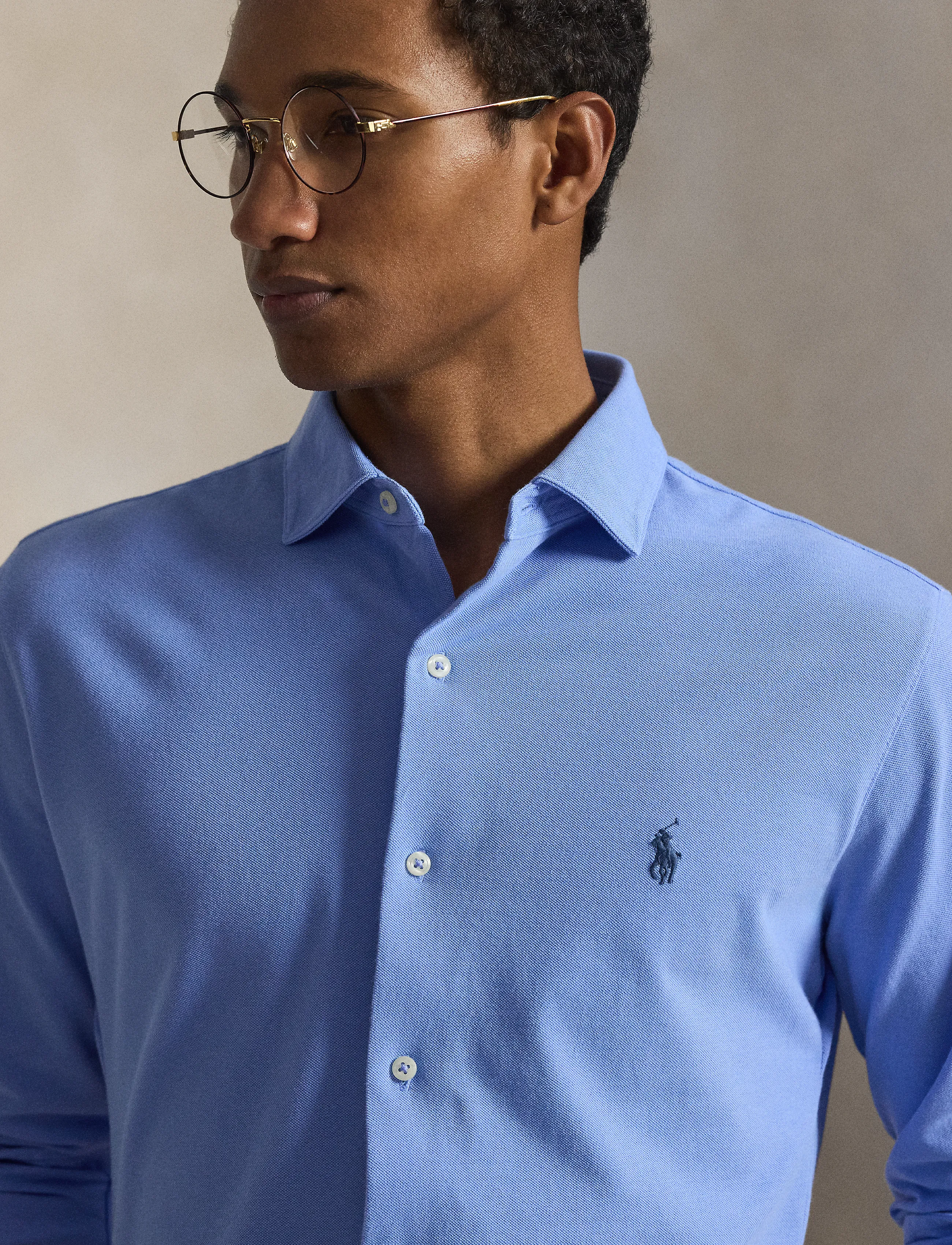 Polo Ralph Lauren Featherweight Mesh Shirt skjortor & blusar herr – bild 5