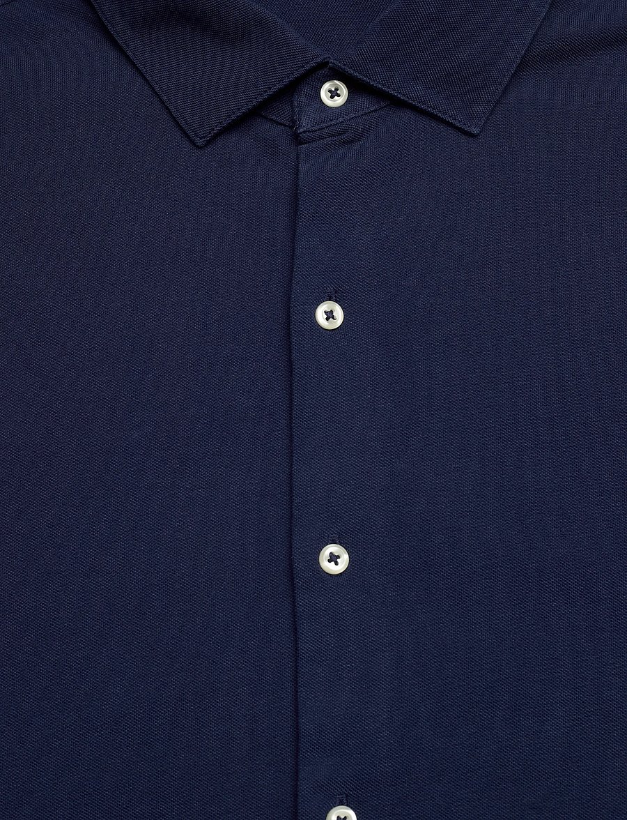 Polo Ralph Lauren - 30/1 FW MESH-KNT-SHIRT - casual hemden - dark cobalt - 2
