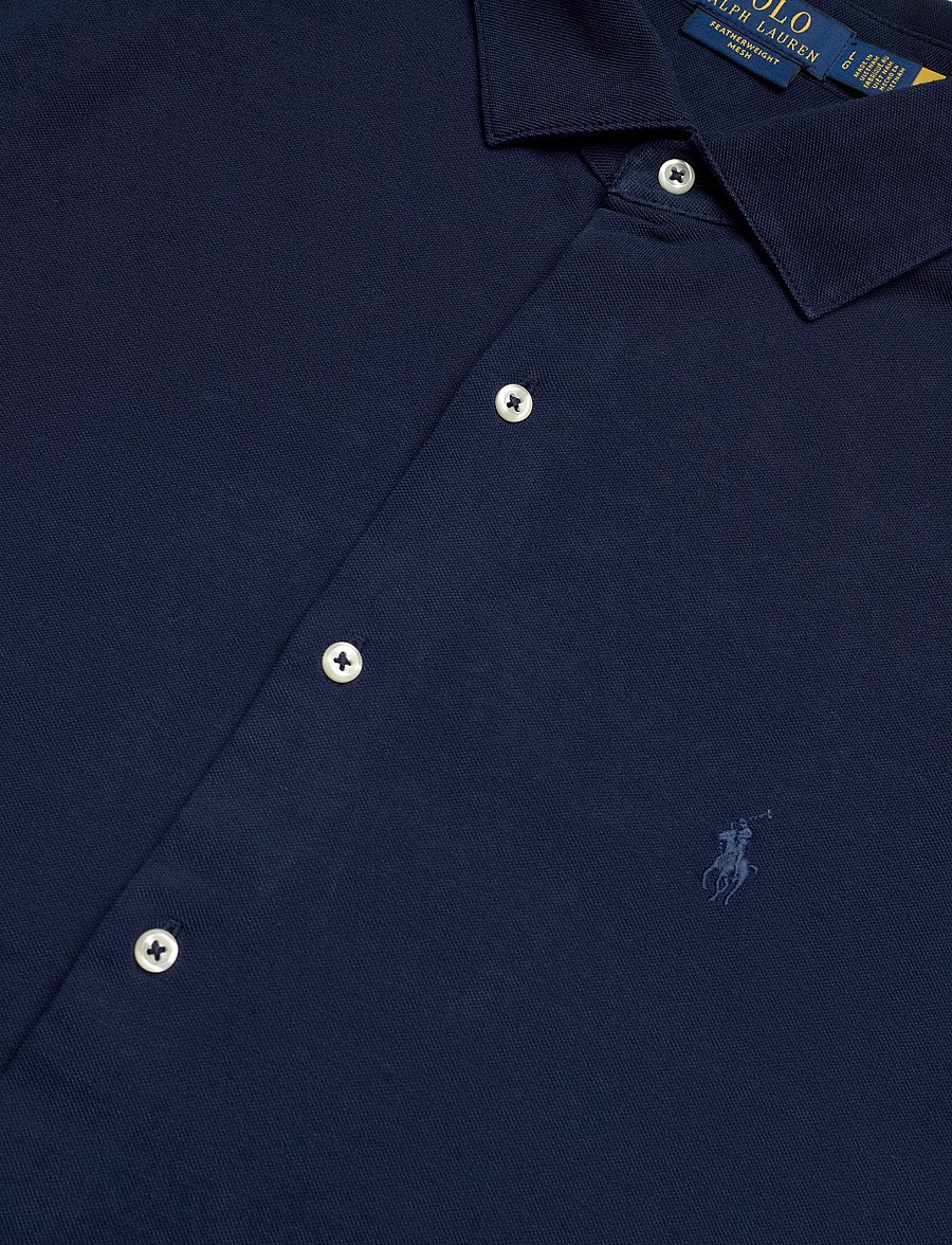 Polo Ralph Lauren - 30/1 FW MESH-KNT-SHIRT - casual hemden - dark cobalt - 3
