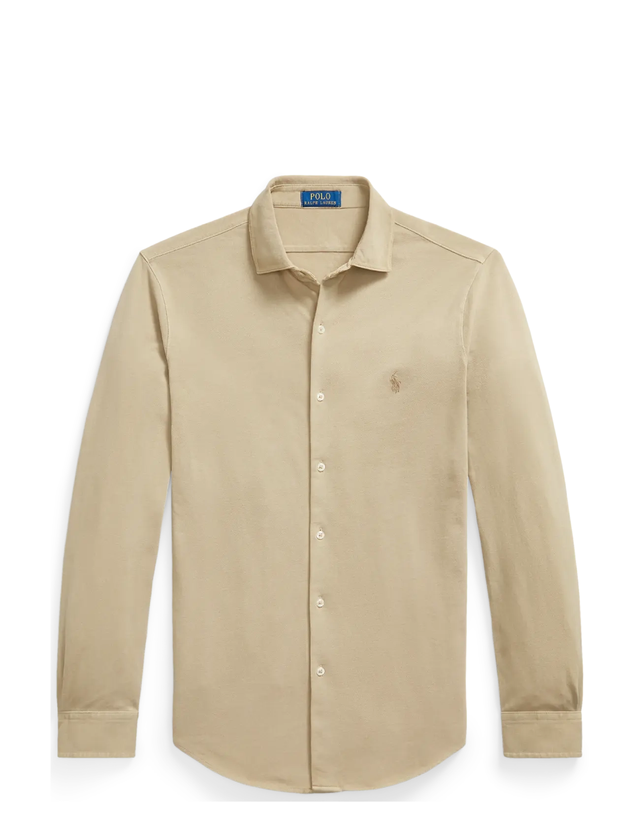 Polo Ralph Lauren - Featherweight Mesh Shirt - casual skjorter - rl khaki/c8668 - 1