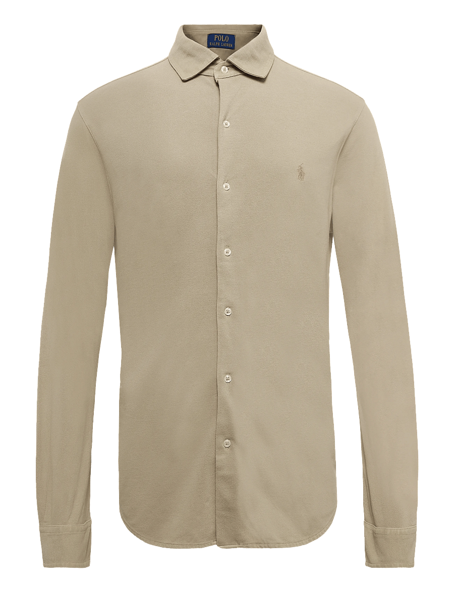 Polo Ralph Lauren - Featherweight Mesh Shirt - casual - rl khaki/c8668 - 2