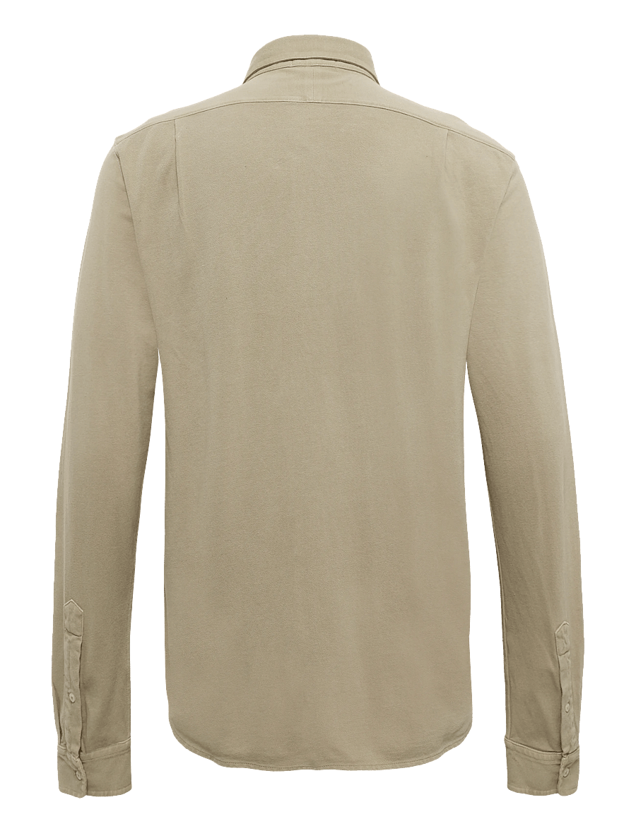 Polo Ralph Lauren - 30/1 FW MESH-KNT-SHIRT - vabaajasärgid - rl khaki/c8668 - 2