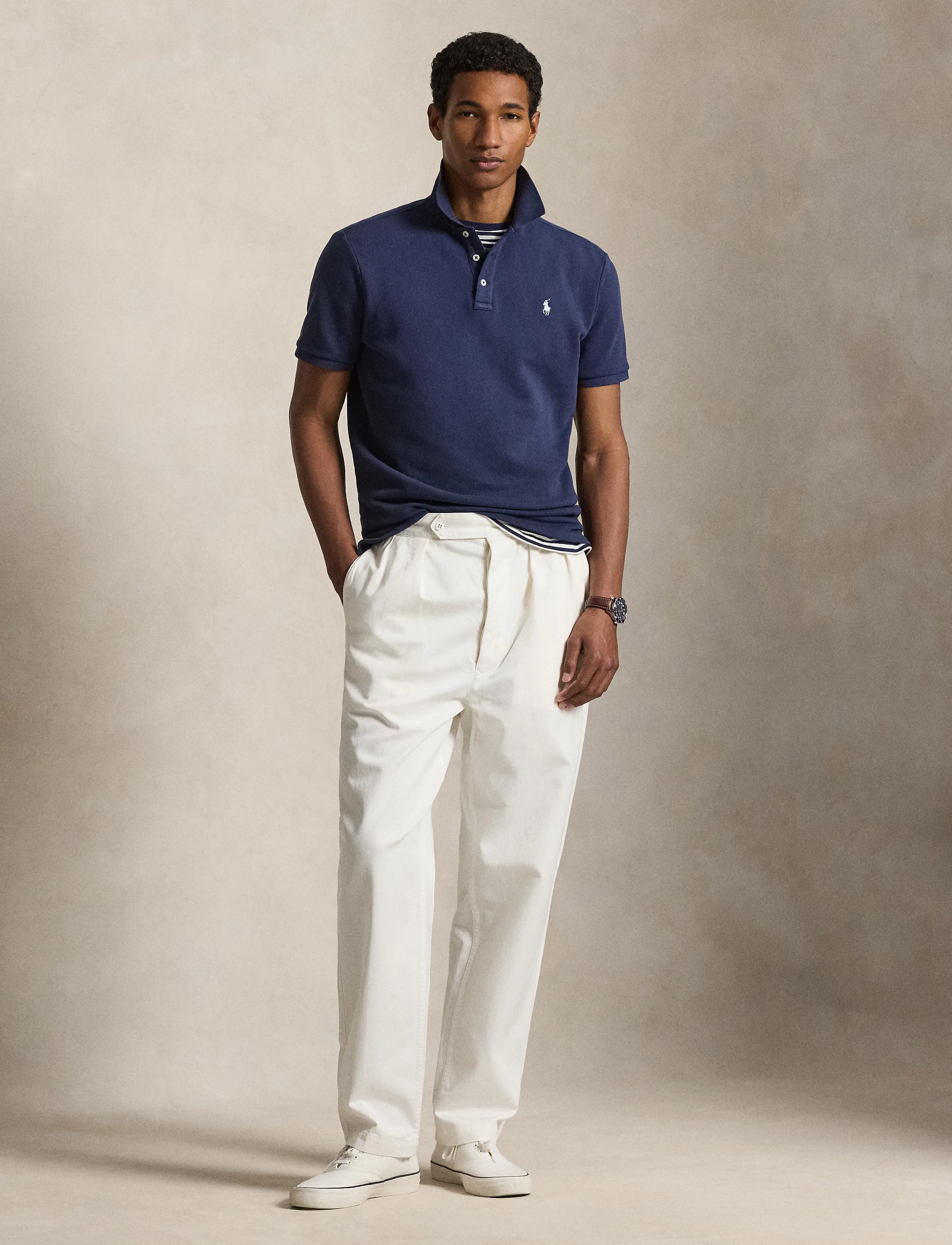 Polo Ralph Lauren 710A12484006, XS, Polos, Marineblau - Short-sleeved, Männerswear