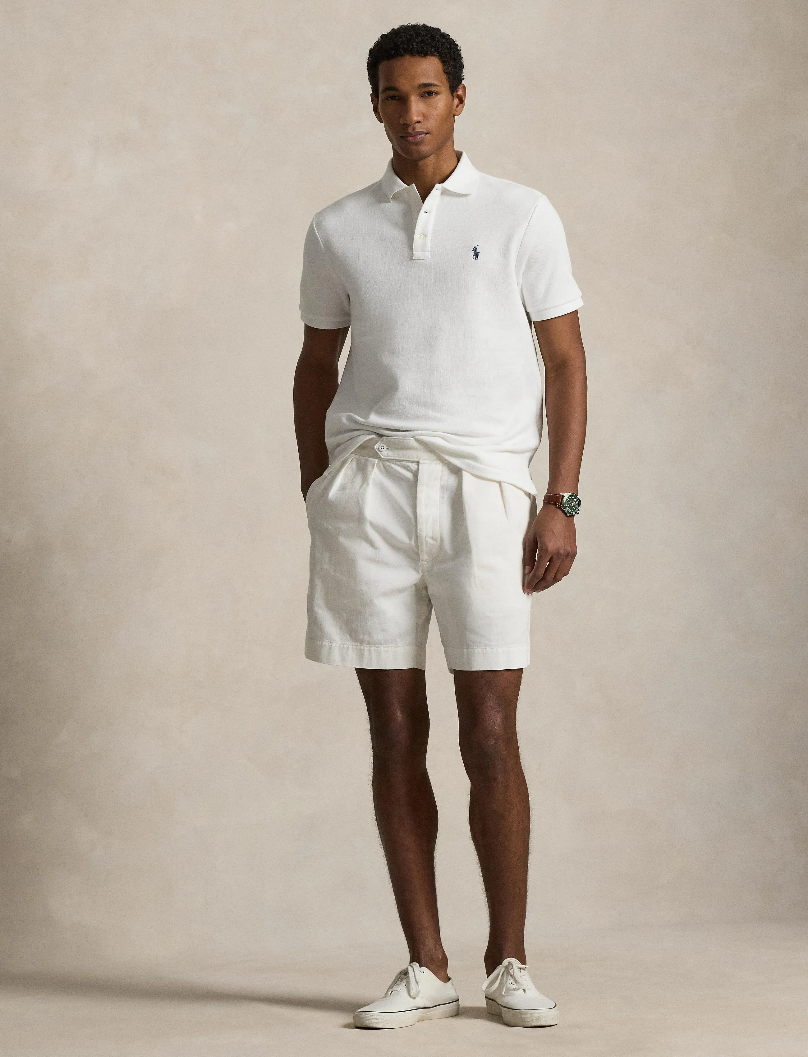 Polo Ralph Lauren 710A12484006, XS, Polos, Weiß - Short-sleeved, Männerswear