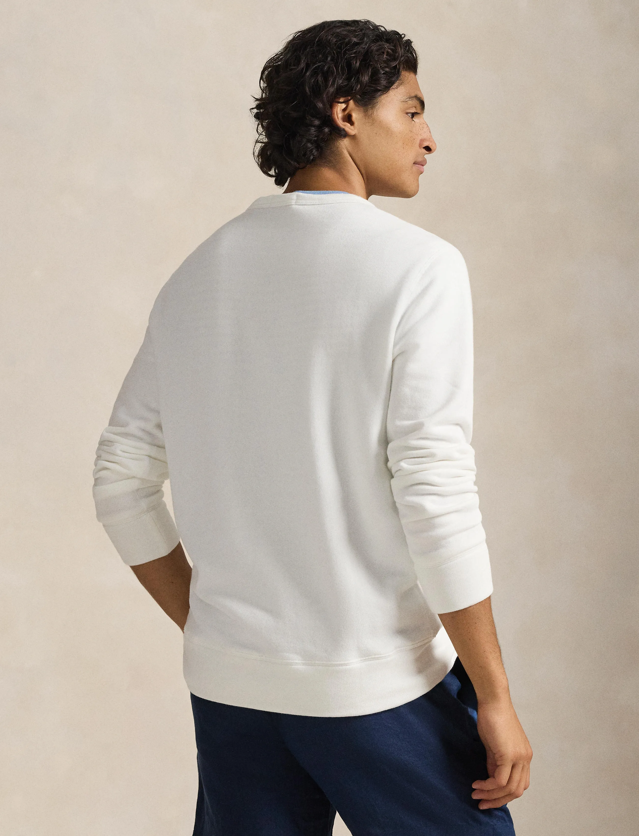 Polo Ralph Lauren - French Terry Sweatshirt - shop by occasion - white - 3