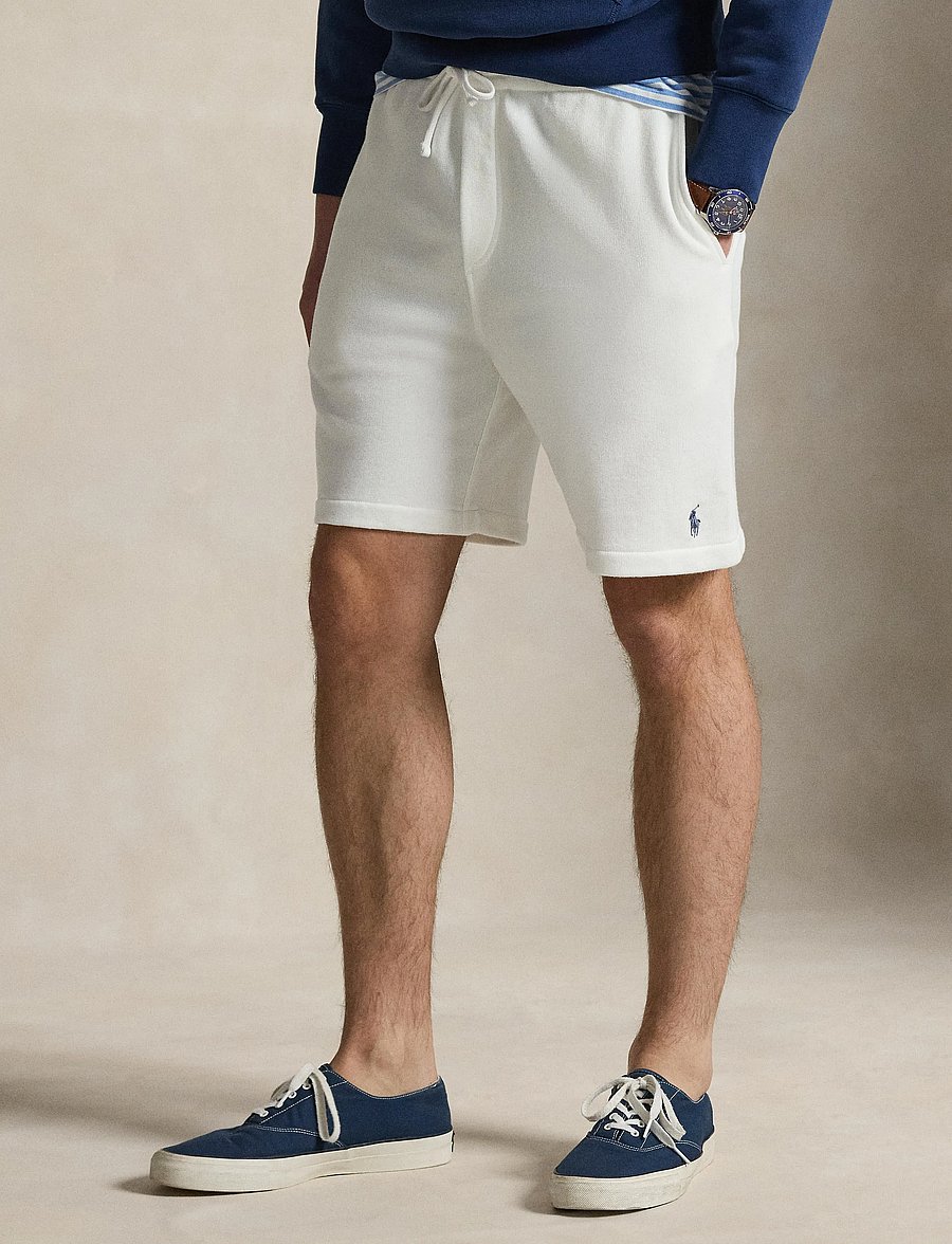 Polo Ralph Lauren - 7.5-Inch French Terry Short - sweatshorts - white - 0
