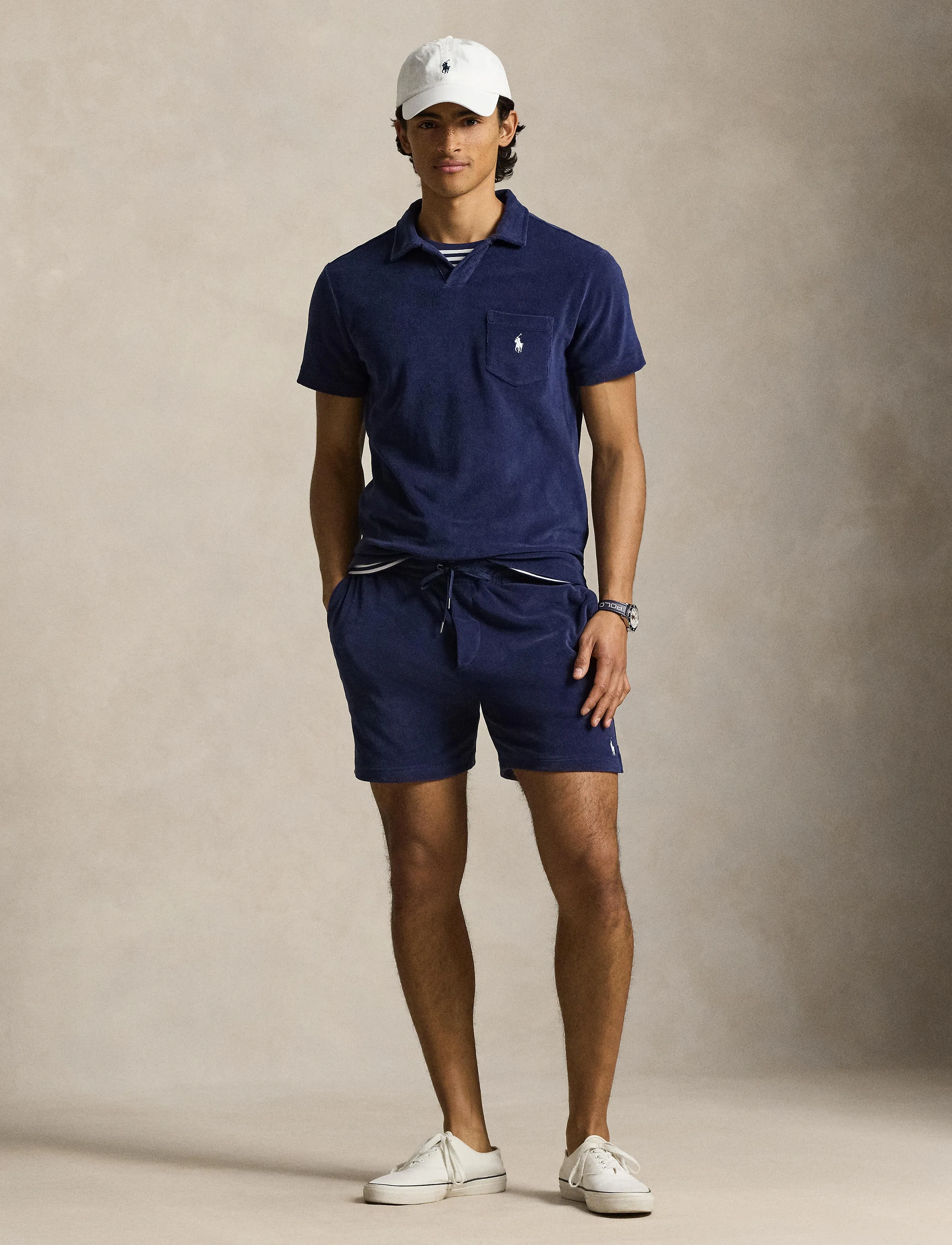Polo Ralph Lauren 710A12491005, S, Polos, Marineblau - Short-sleeved, Männerswear