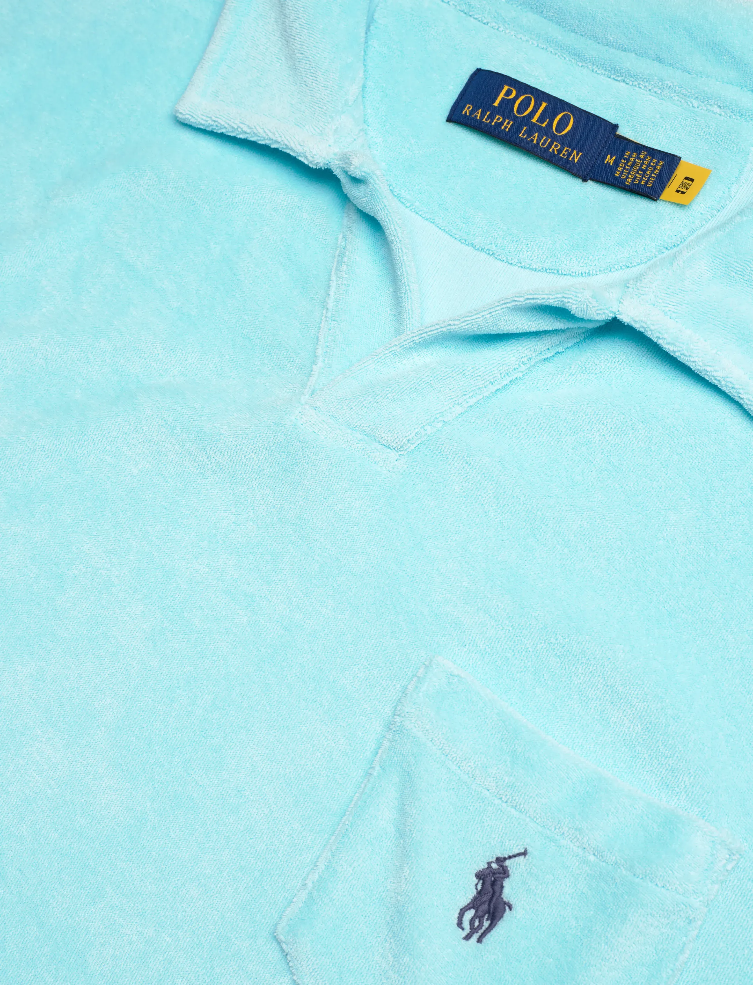Polo Ralph Lauren - LT WT COTTON TERRY-KNT-POLO - kortærmede poloer - soft aqua - 4