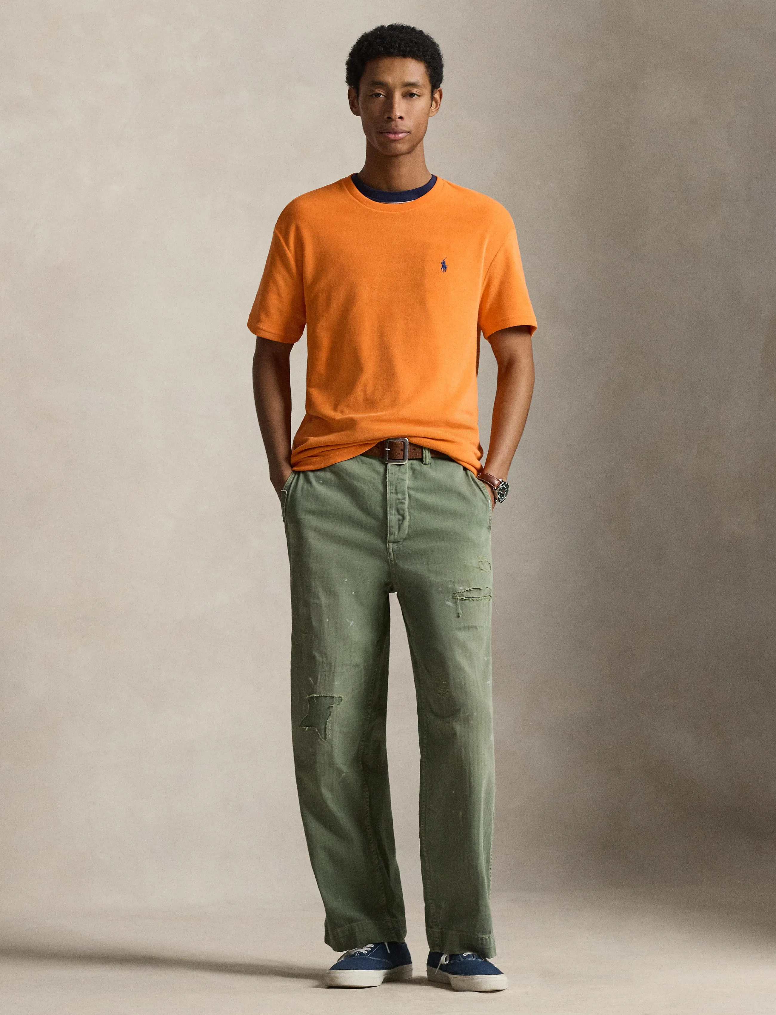 Polo Ralph Lauren 710A12492003 - T-särgid - RESORT ORANGE / orange