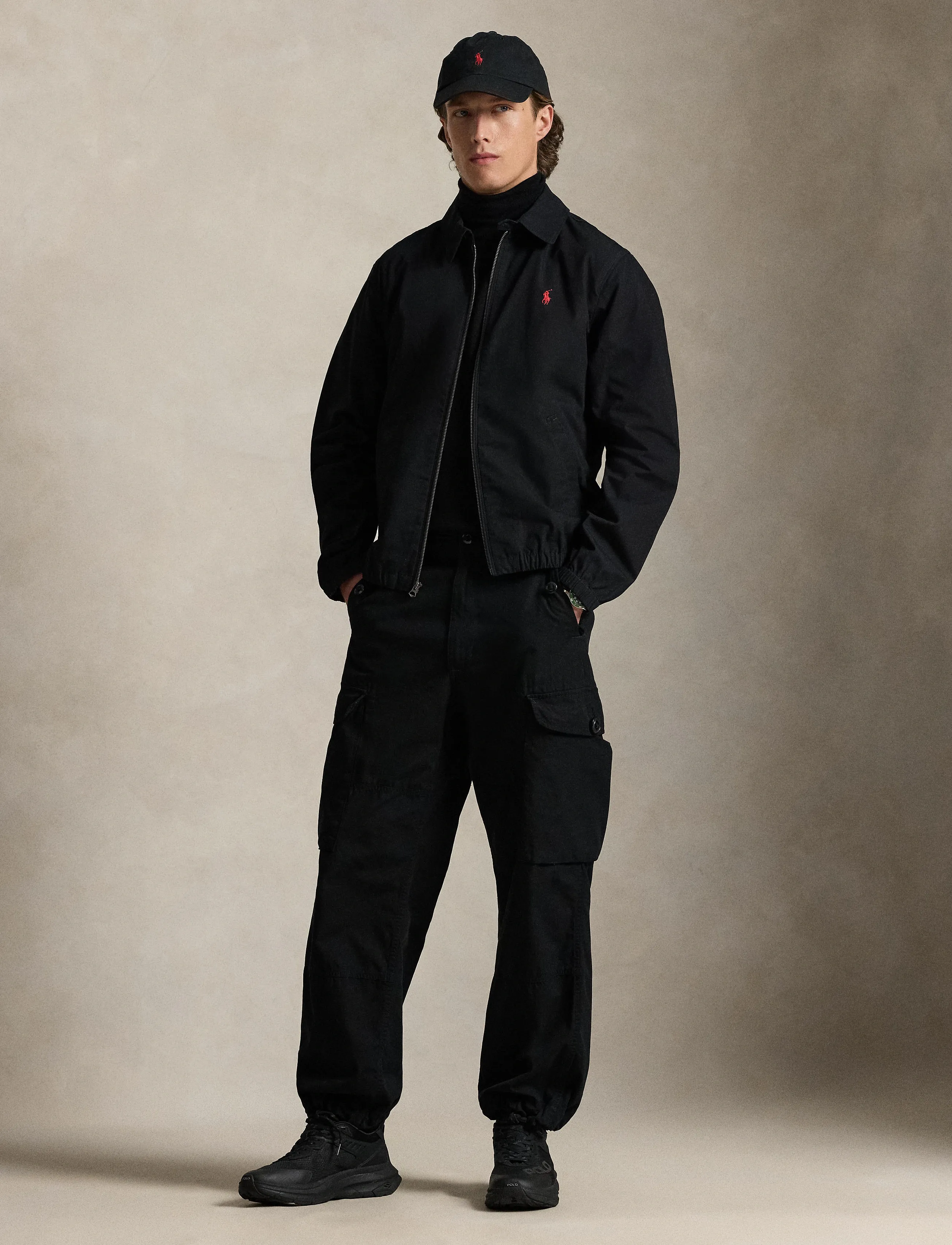 Polo Ralph Lauren COTTON POPLIN-WVN-JACKET - Riided - POLO BLACK / black
